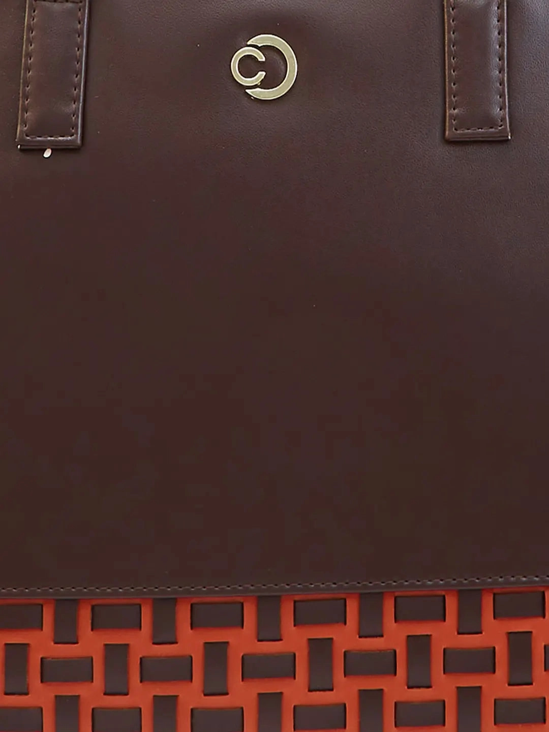 Caprese Zeta Large Chocolate Laptop Tote