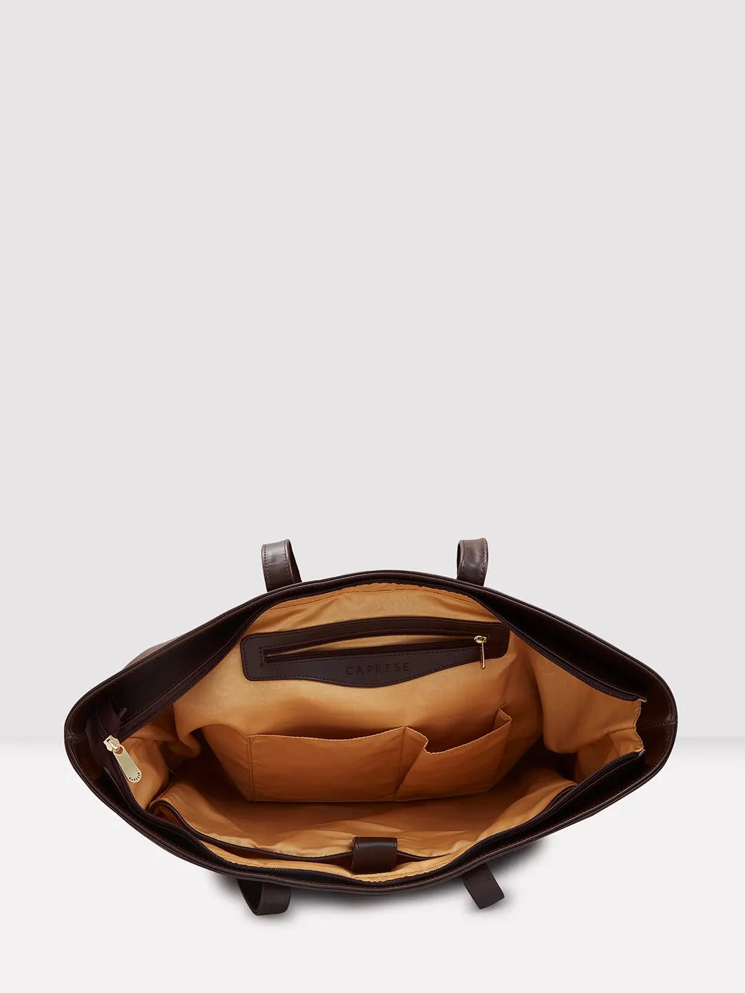 Caprese Zeta Large Chocolate Laptop Tote