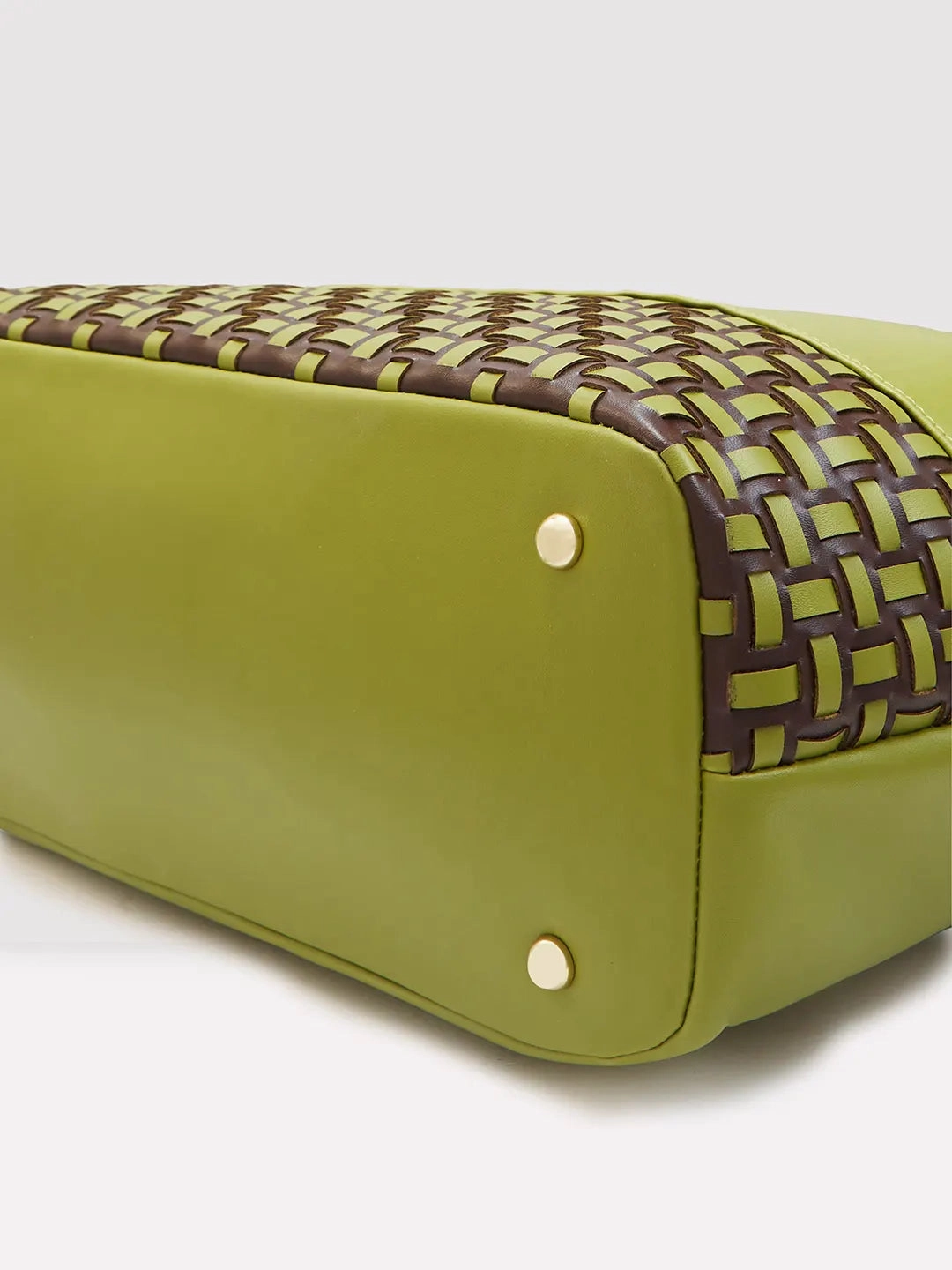 Caprese Zeta Large Olive Laptop Tote