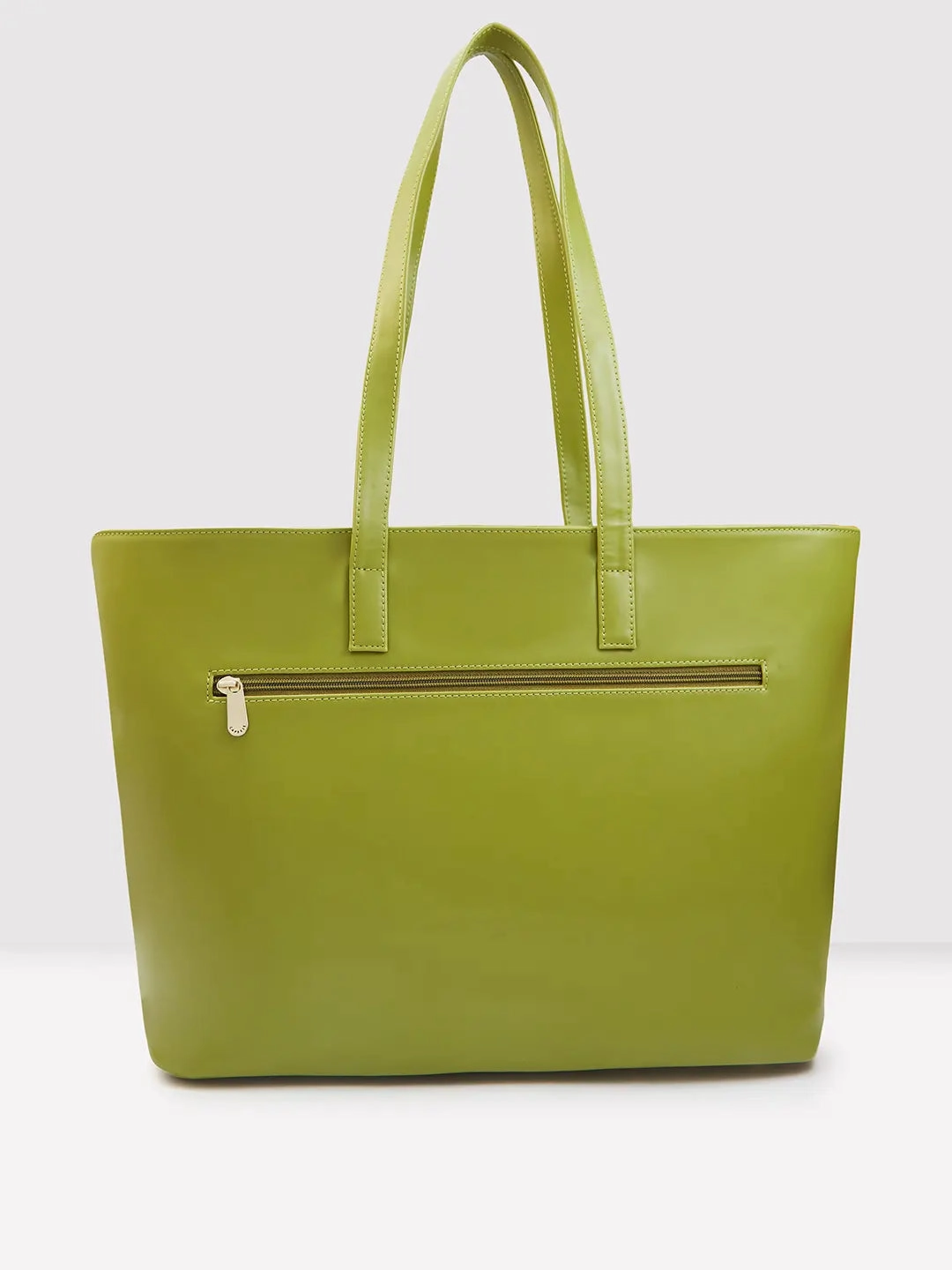Caprese Zeta Large Olive Laptop Tote
