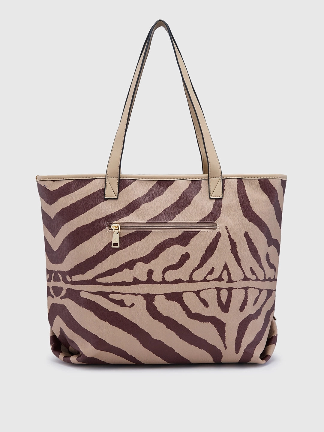 Caprese Zuzu Large Beige Tote Bag