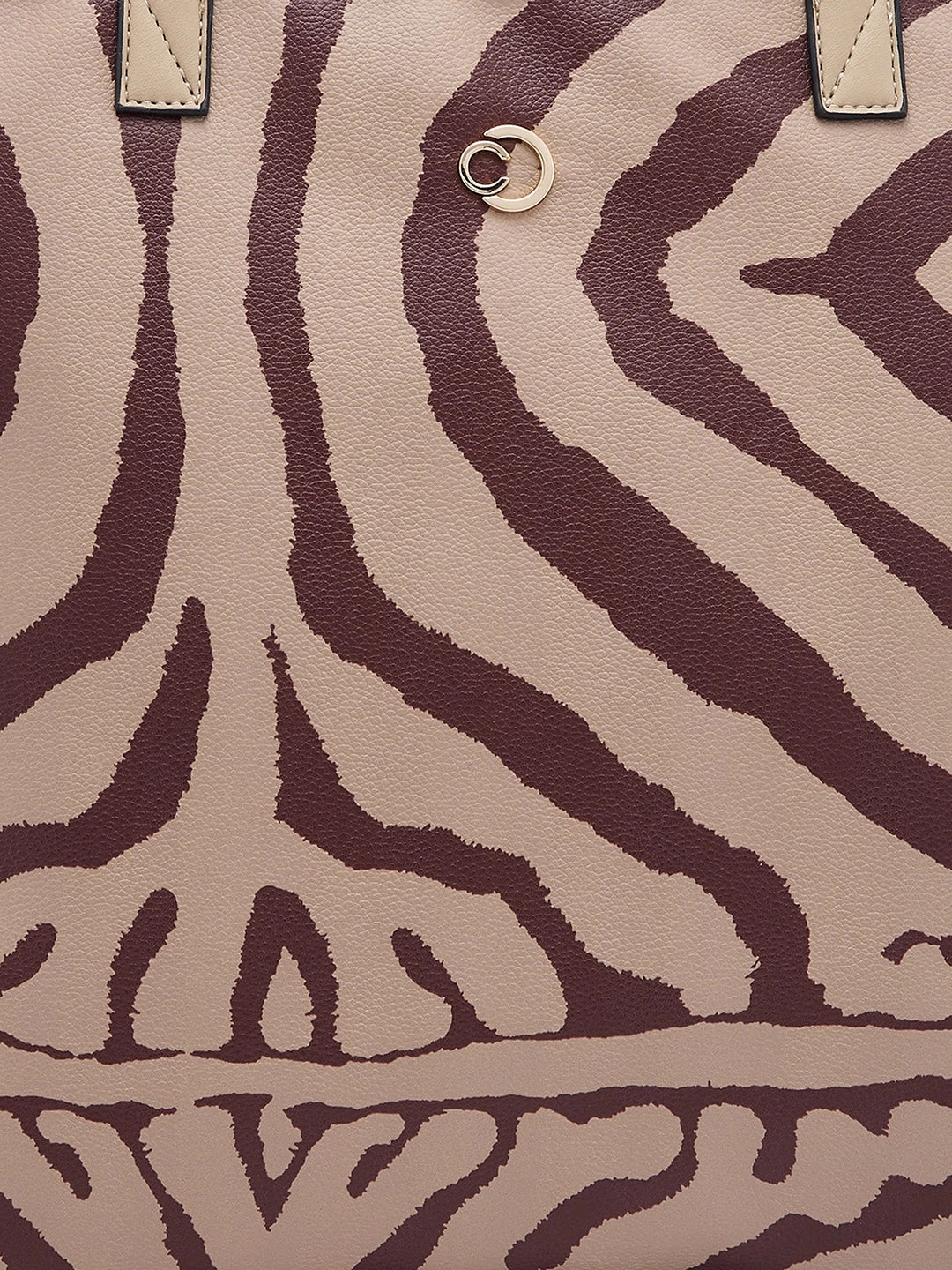 Caprese Zuzu Large Beige Tote Bag
