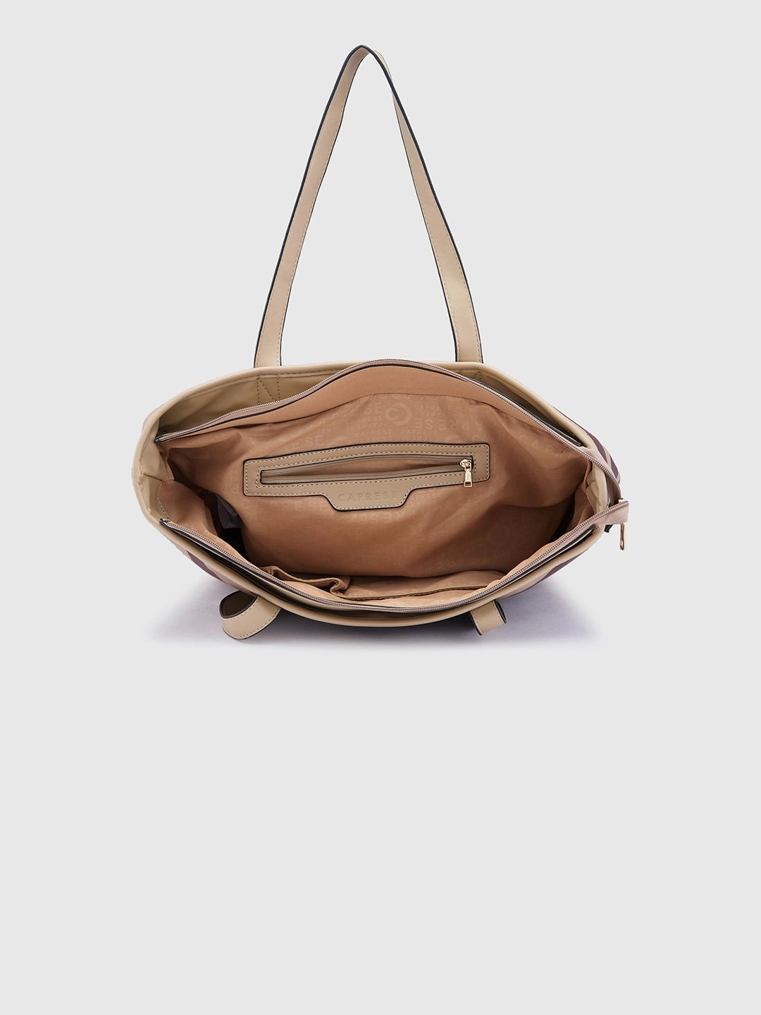 Caprese Zuzu Large Beige Tote Bag