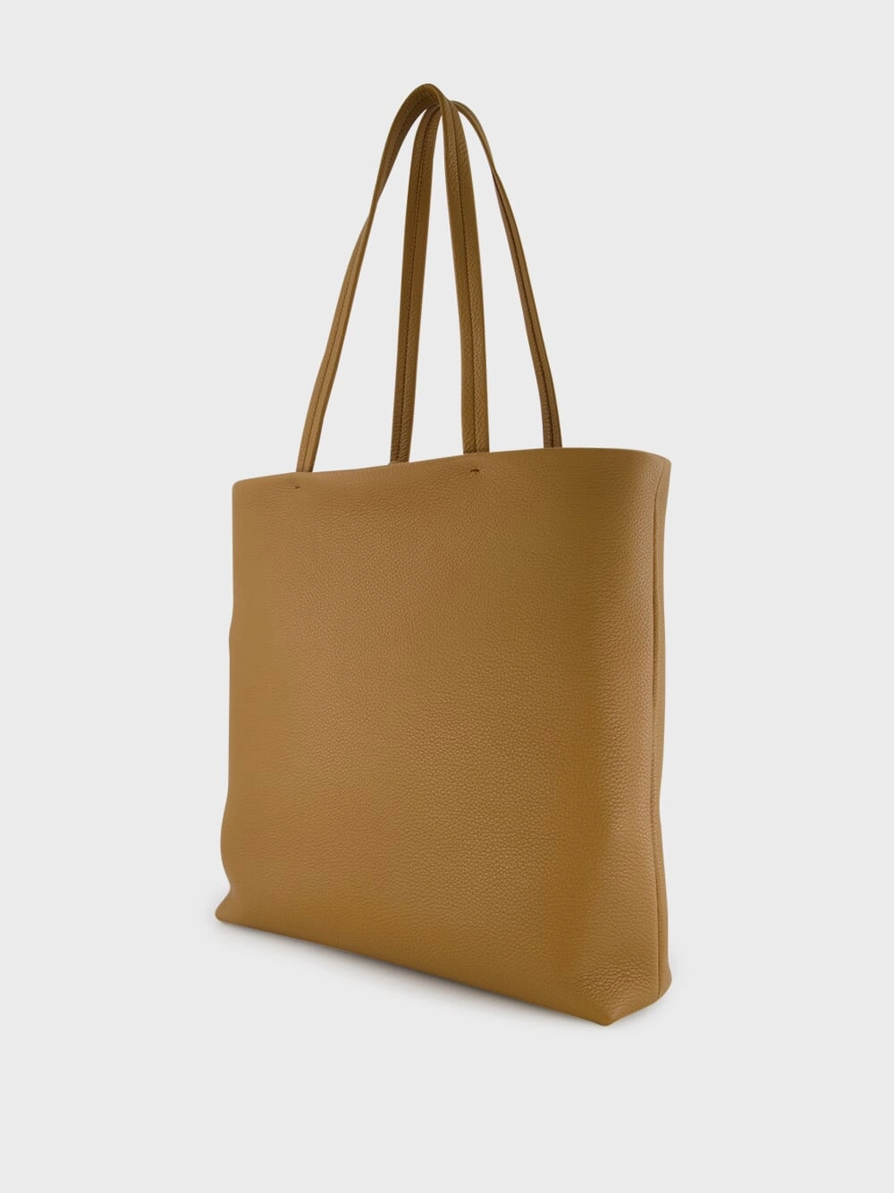 Caramel Soft Leather Shopping Bag