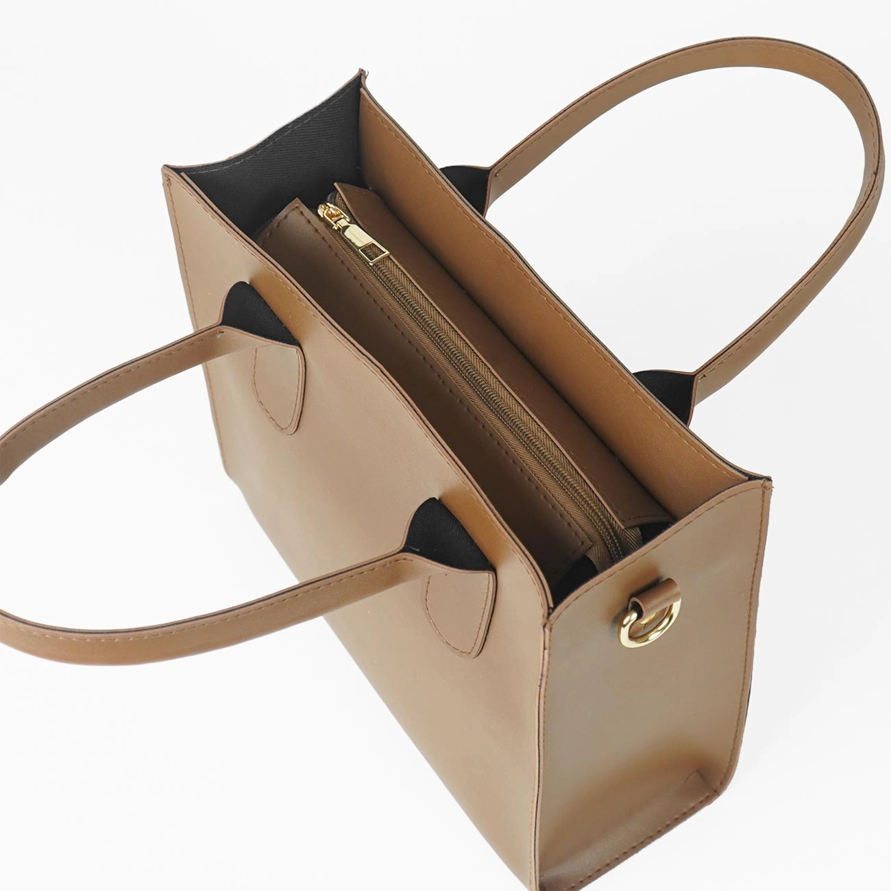 catchy bag set of 3 brown