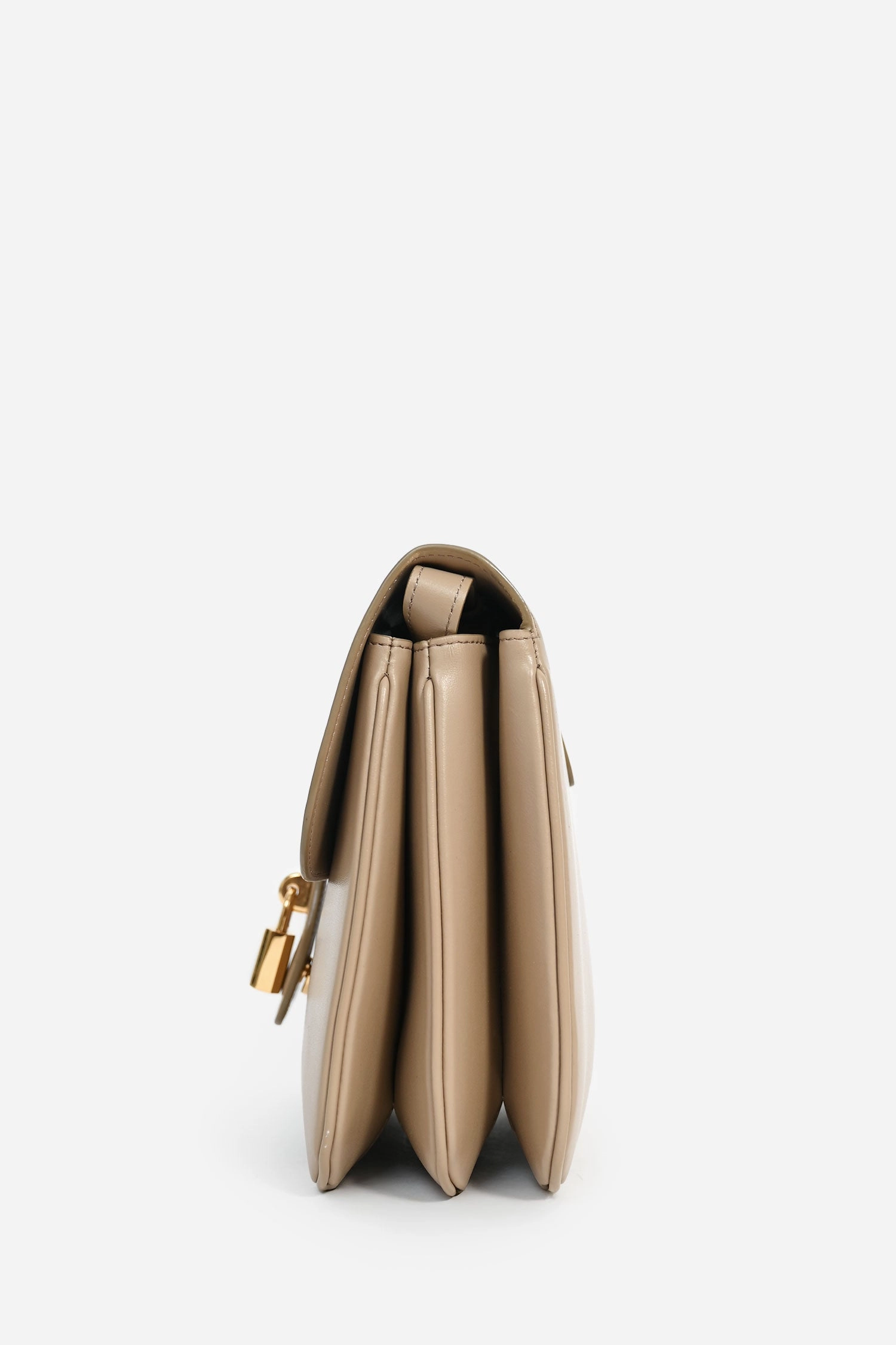 Celine 2022 Beige Leather Medium Tabou Crossbody Bag