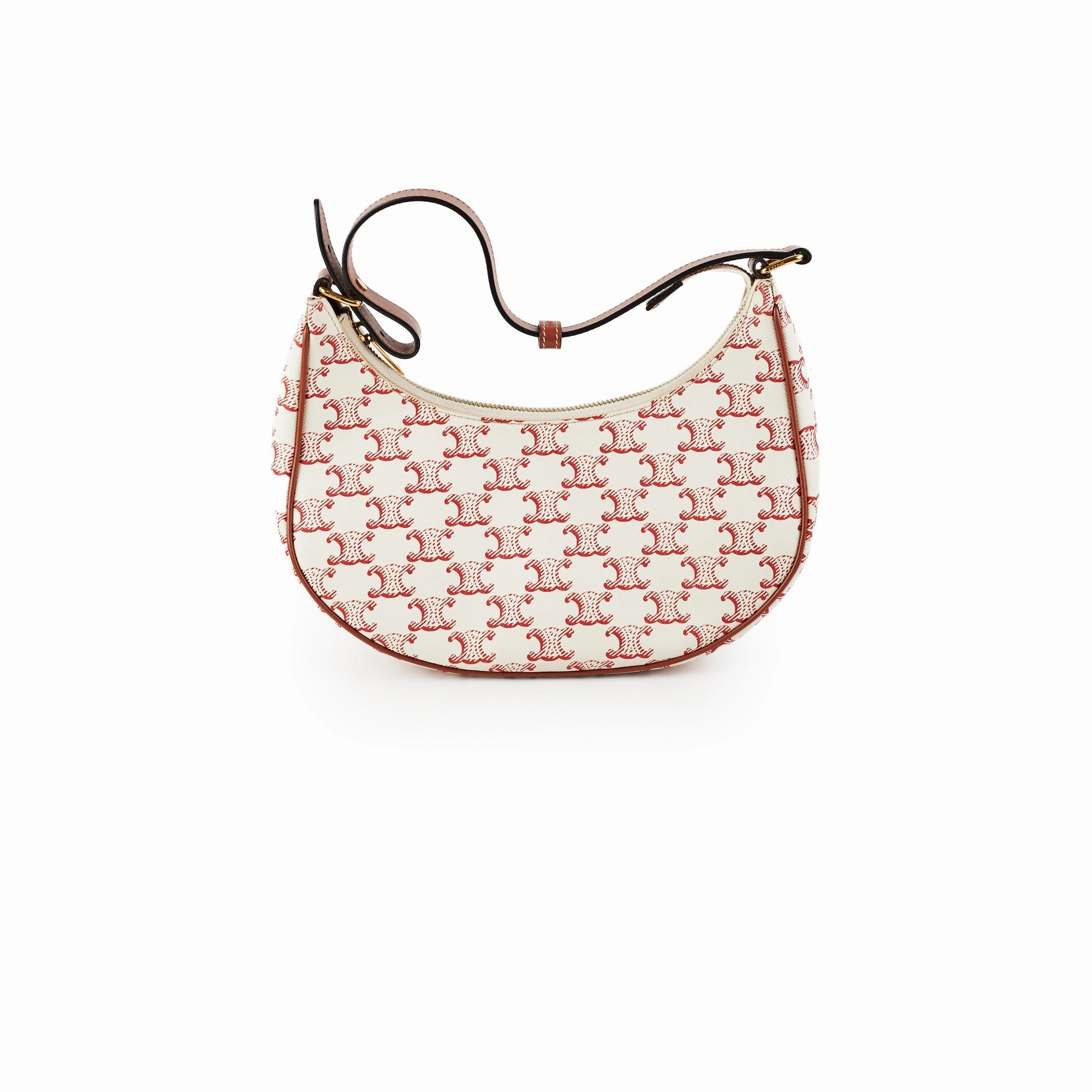 Celine Ava Triomphe Canvas Red