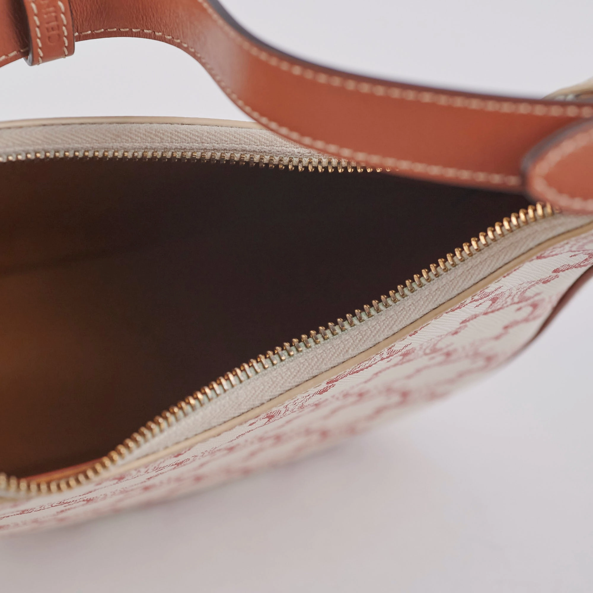 Celine Ava Triomphe Canvas Red
