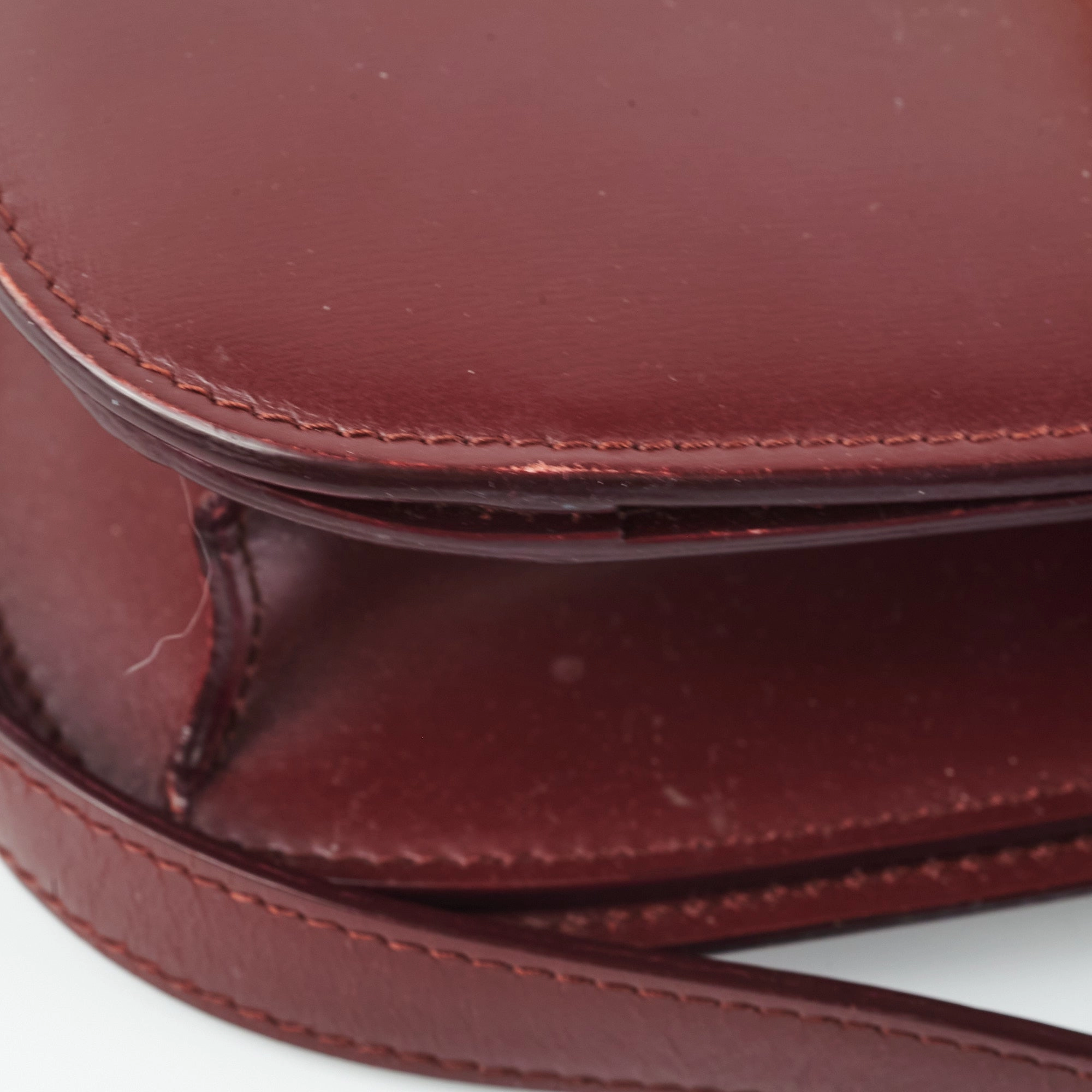 Celine Box Medium Burgundy