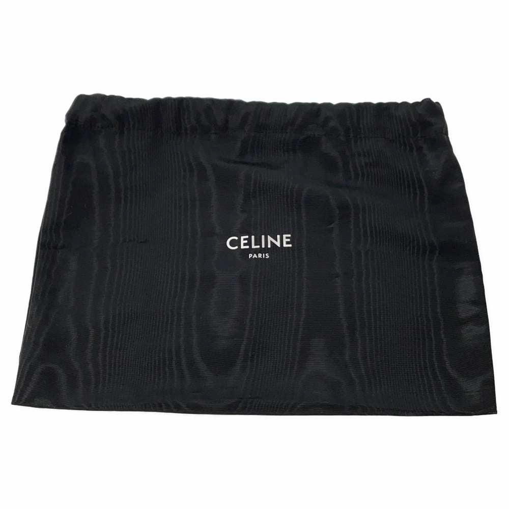 CELINE Busas 16 Shoulder Bag Black189193BEY Calf Leather Size Medium
