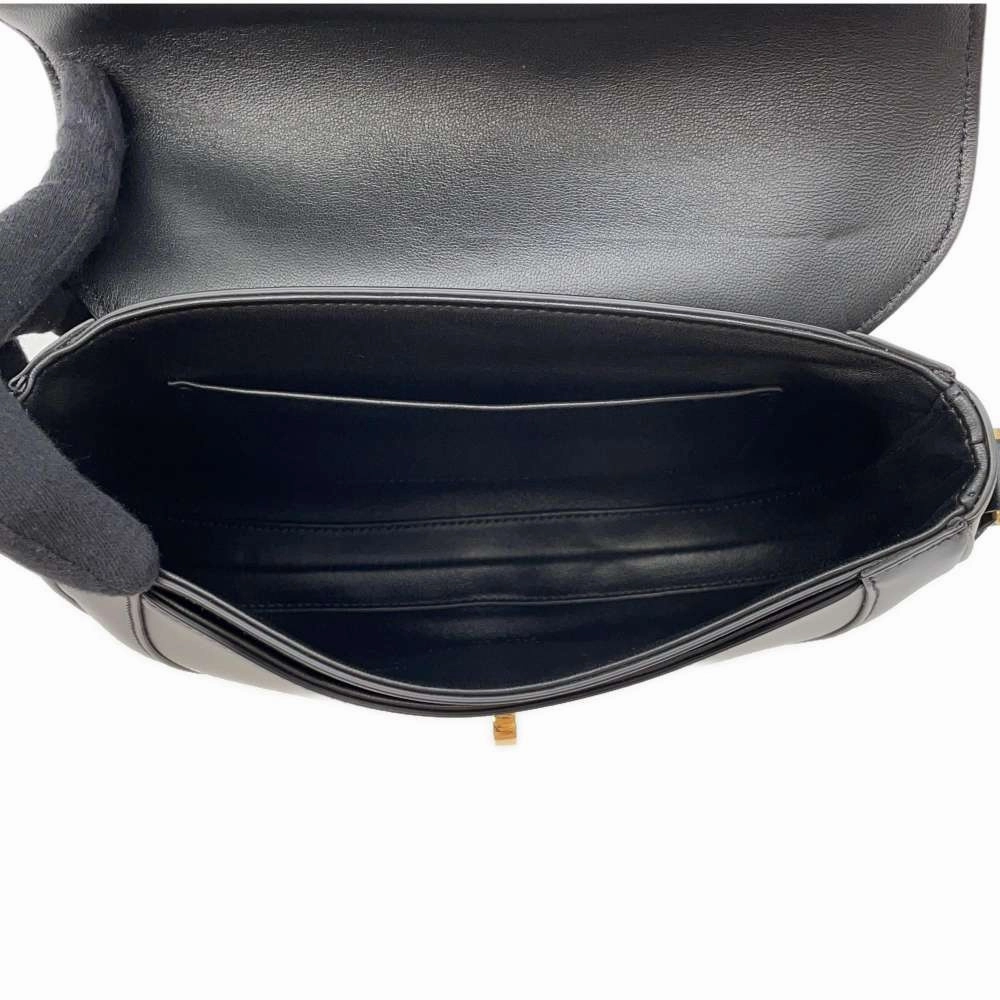 CELINE Busas 16 Shoulder Bag Black189193BEY Calf Leather Size Medium