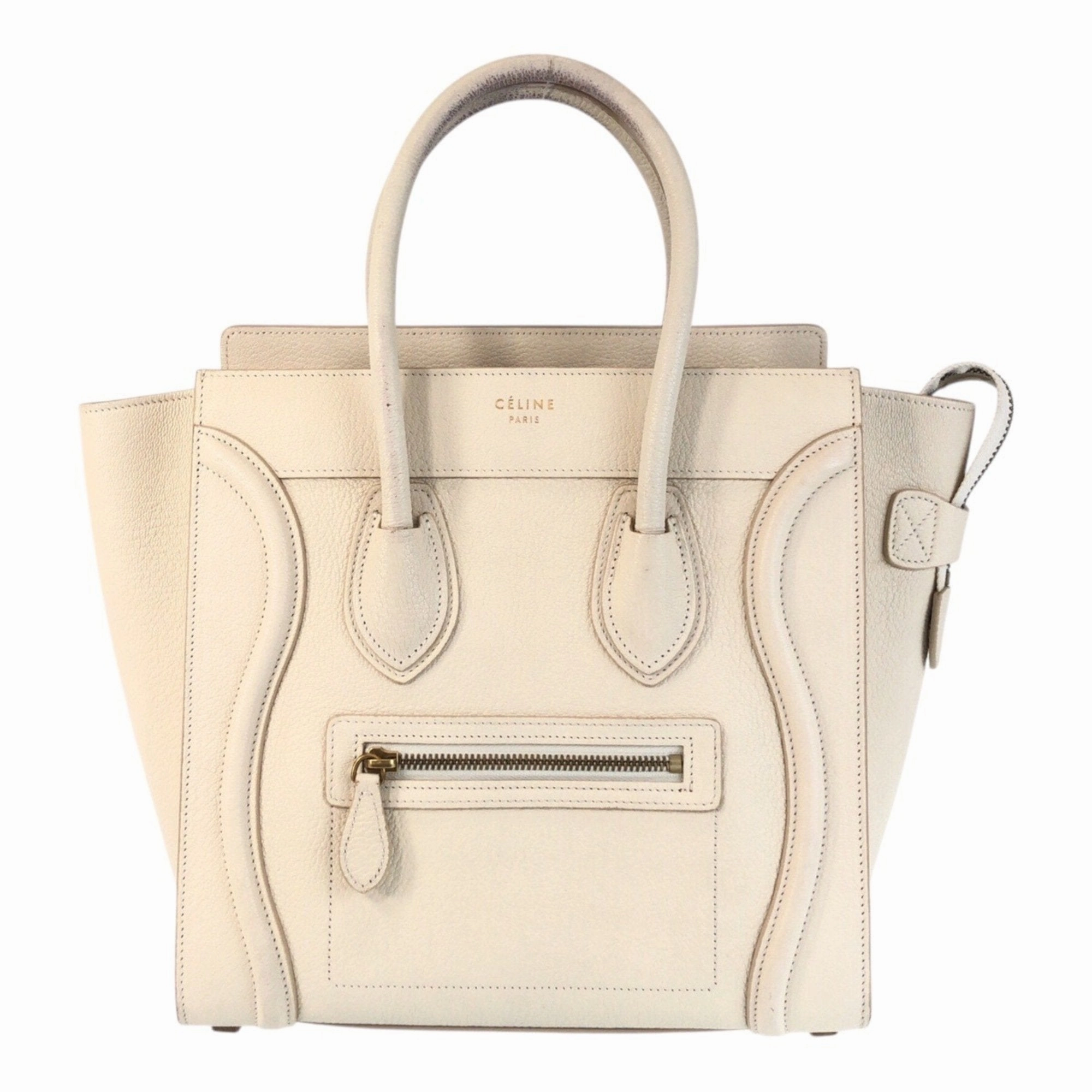 Celine Leather Handbag Tote Bag (Pre-Owned)