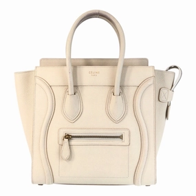 Celine Leather Handbag Tote Bag (Pre-Owned)