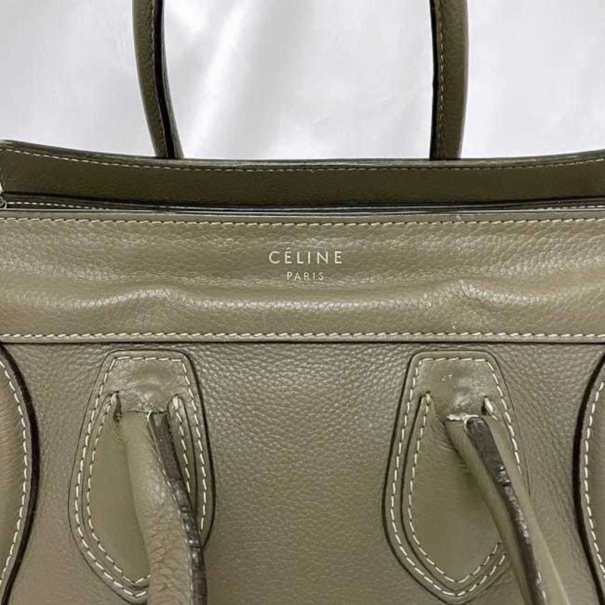 Celine Leather Tote Bag (Pre-Owned)