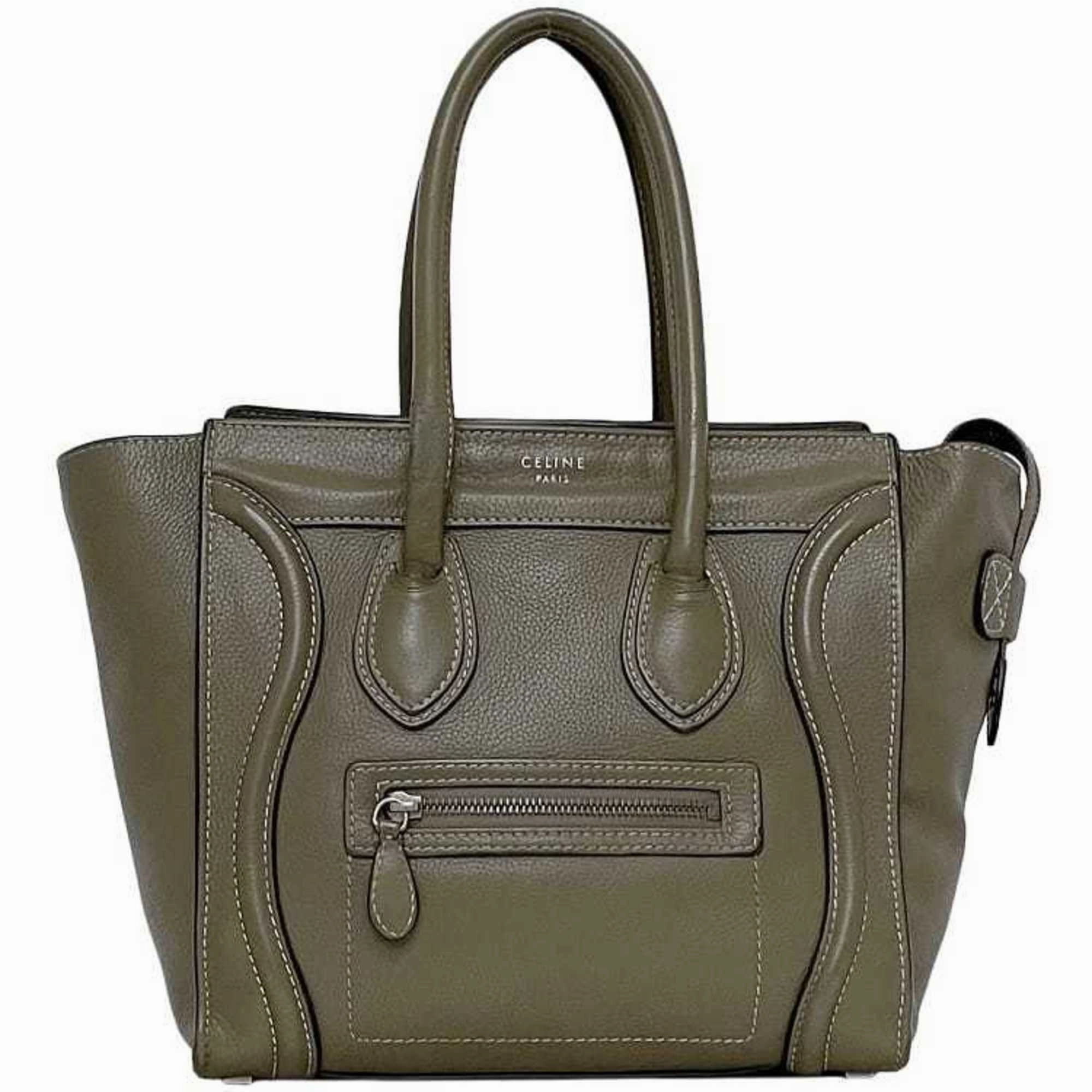 Celine Leather Tote Bag (Pre-Owned)
