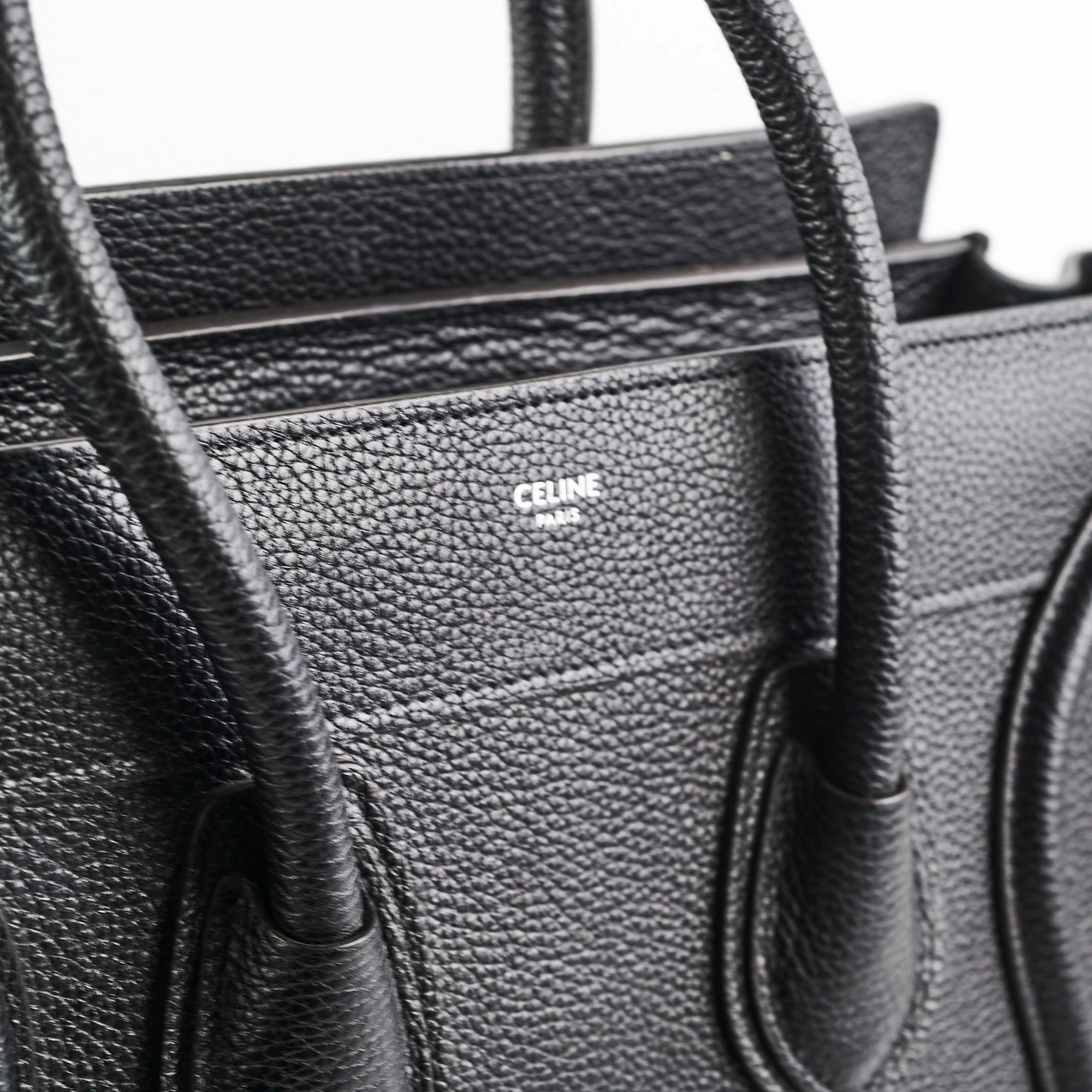 Celine Micro Luggage Black