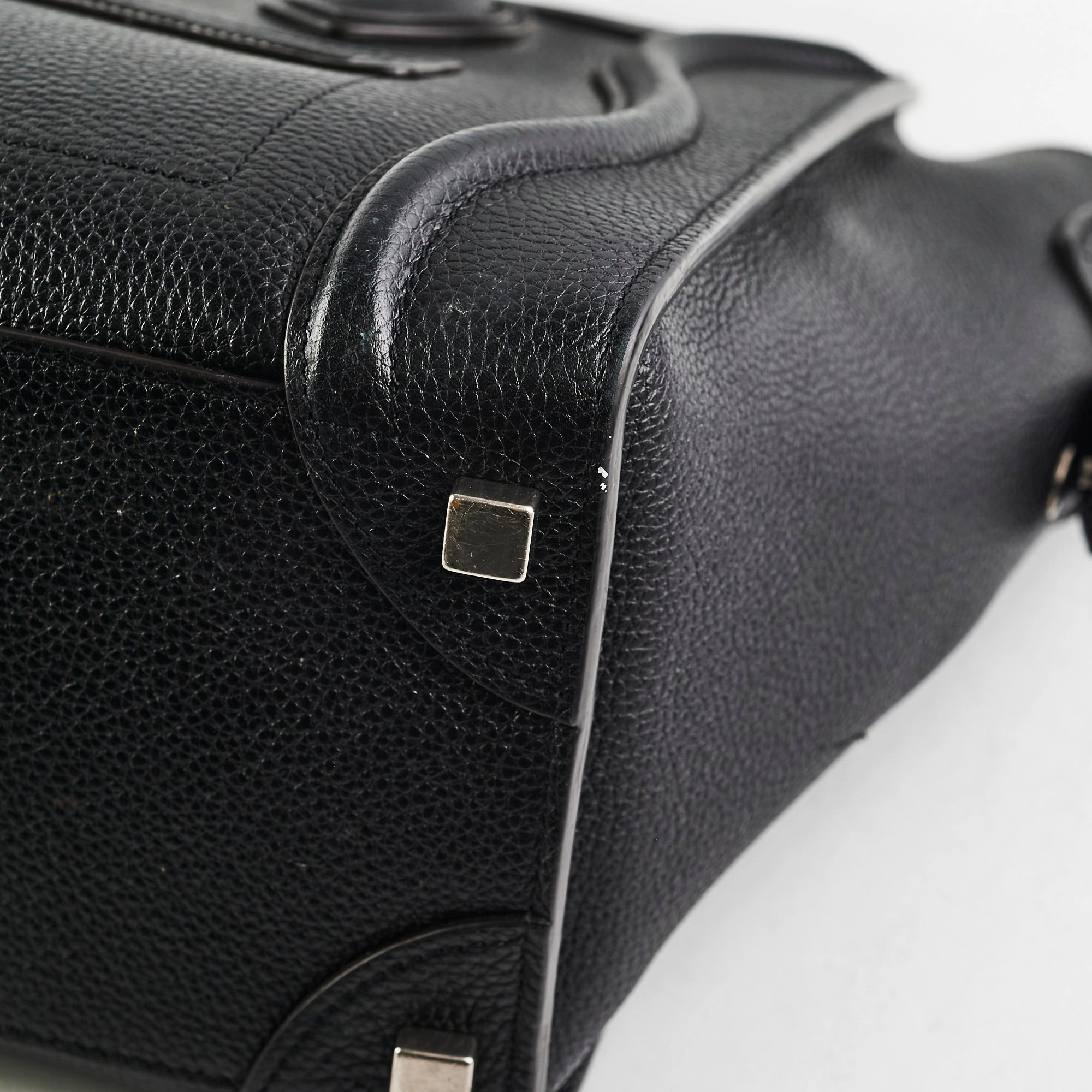 Celine Micro Luggage Black
