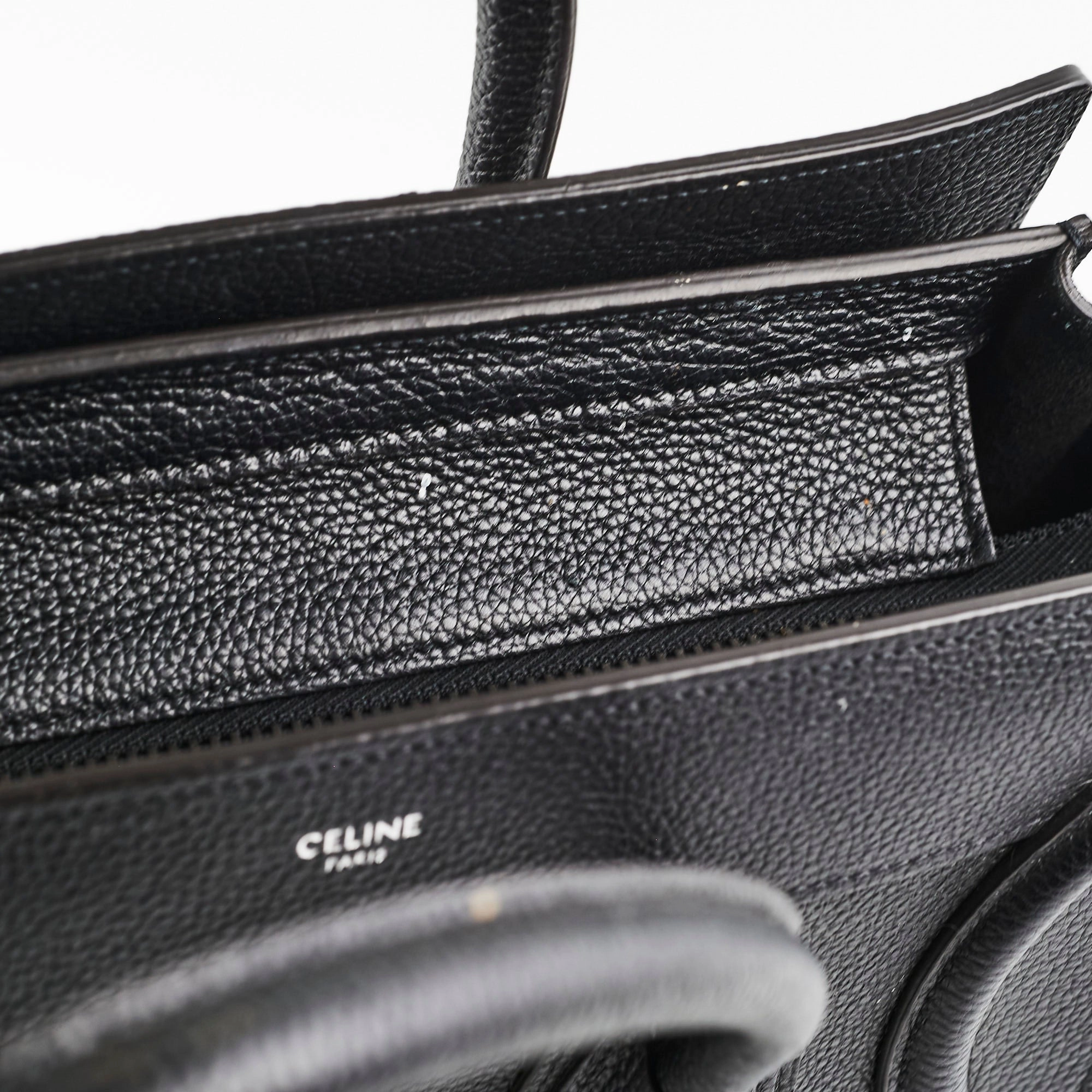 Celine Micro Luggage Black