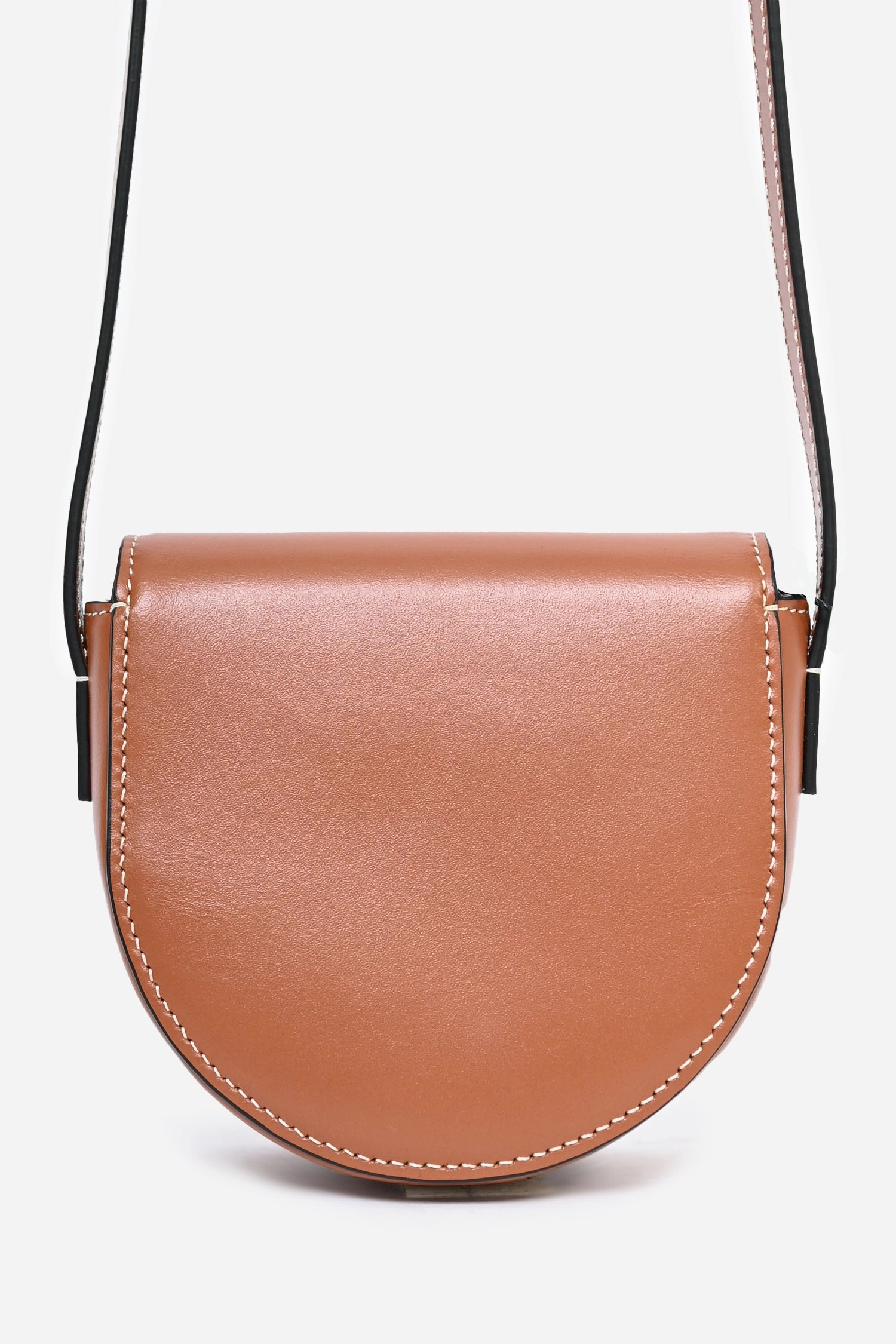 Celine Mini Brown Leather Besace Triomphe Crossbody Bag