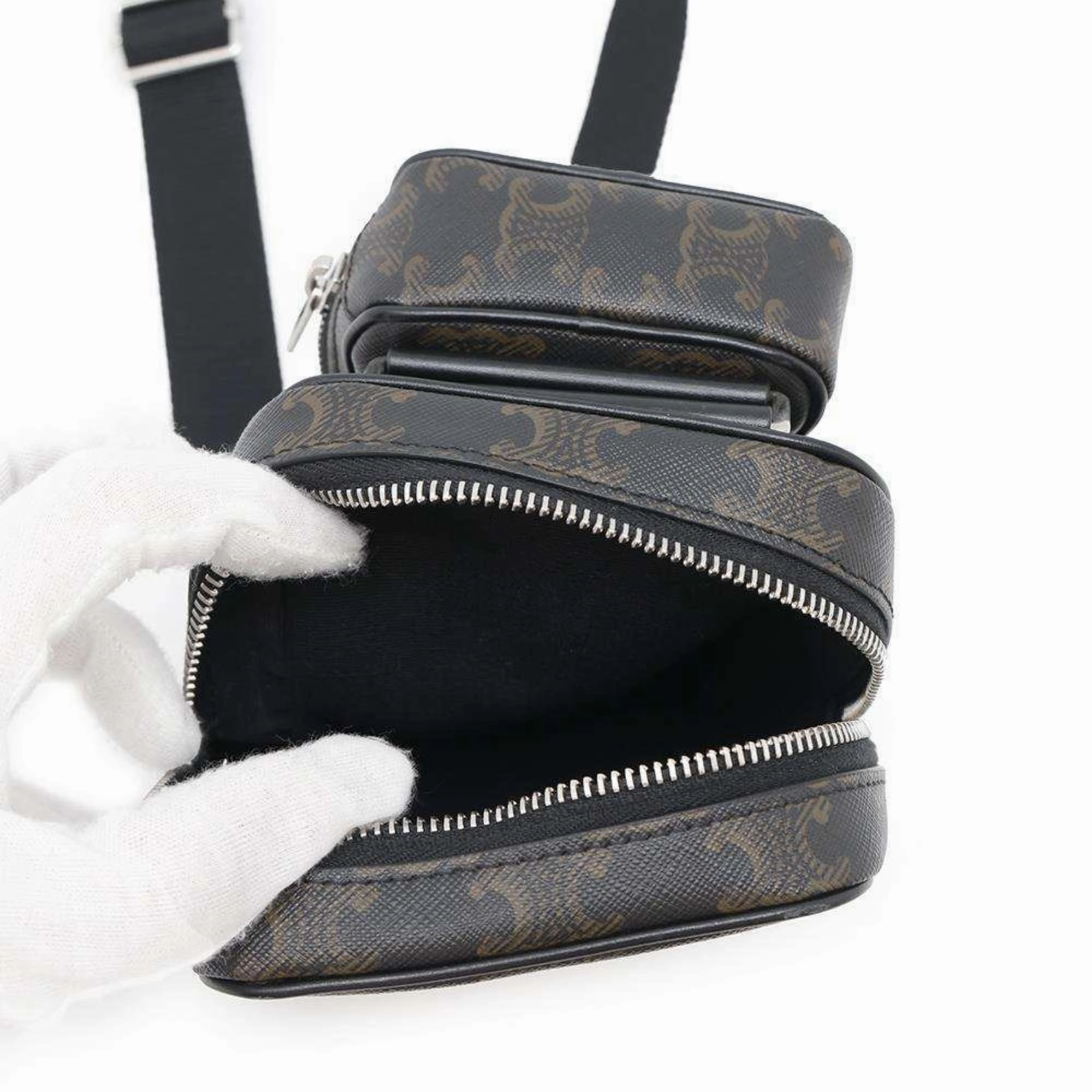 Celine Pvc Leather Shoulder Bag Sling Bag (Pre-Owned)