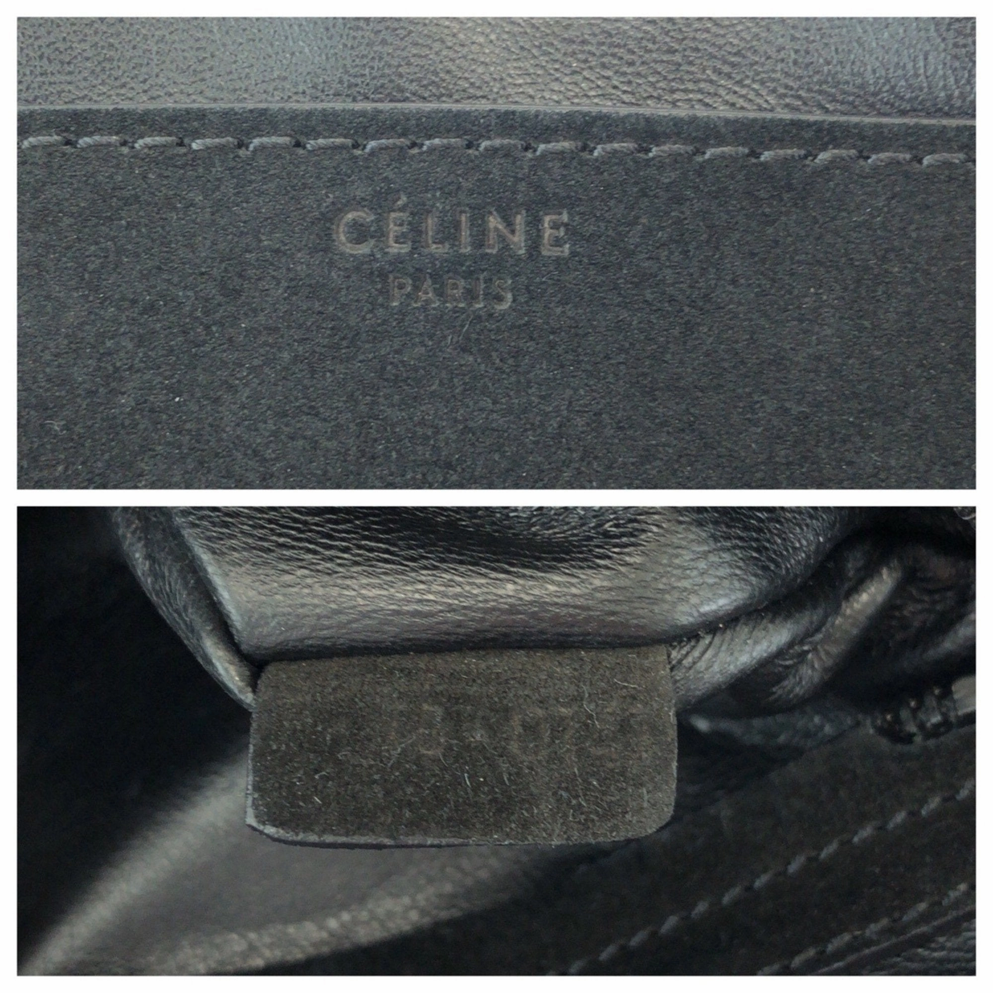 Celine Suede Leather Handbag Shoulder Bag Tote Bag (Pre-Owned)