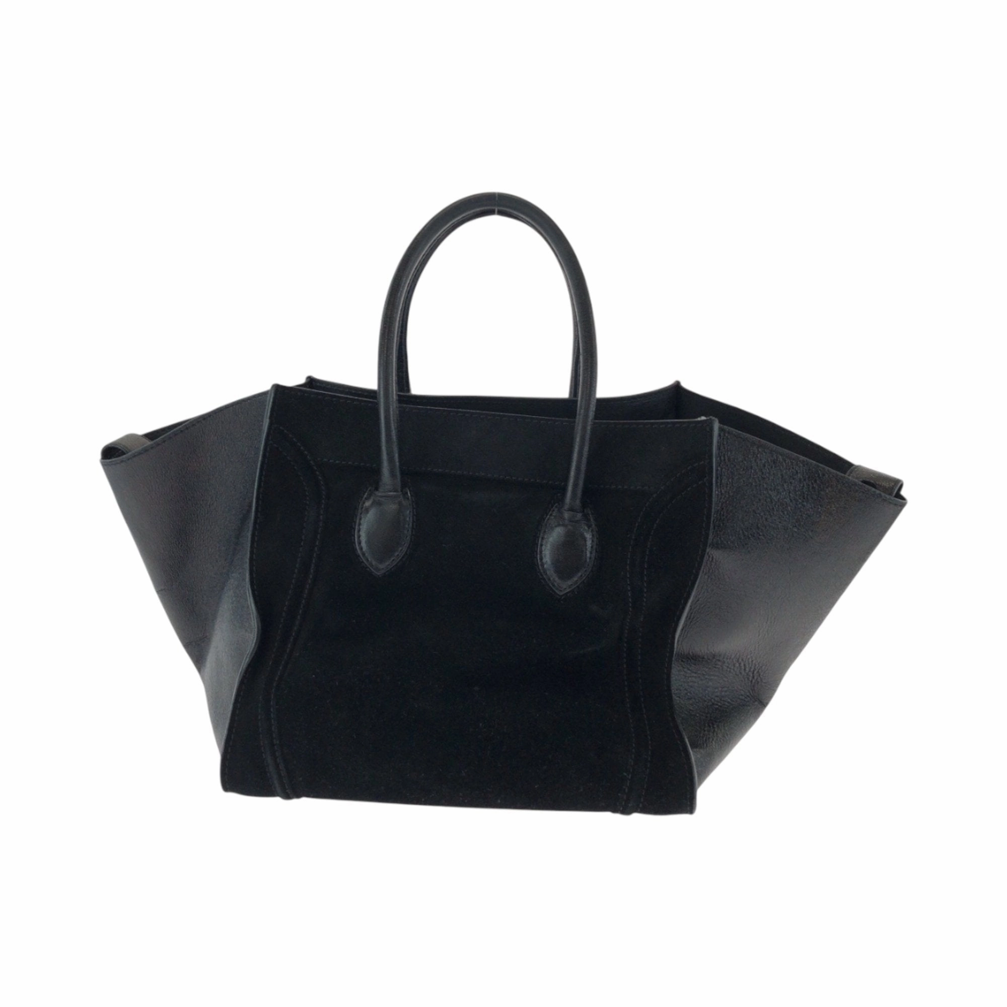 Celine Suede Leather Handbag Shoulder Bag Tote Bag (Pre-Owned)