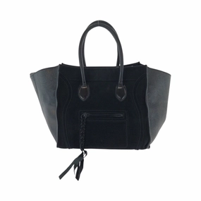 Celine Suede Leather Handbag Shoulder Bag Tote Bag (Pre-Owned)