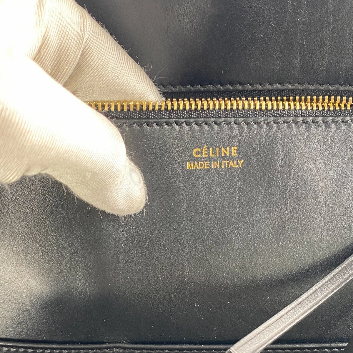 Celine Tie Tote Bag Black