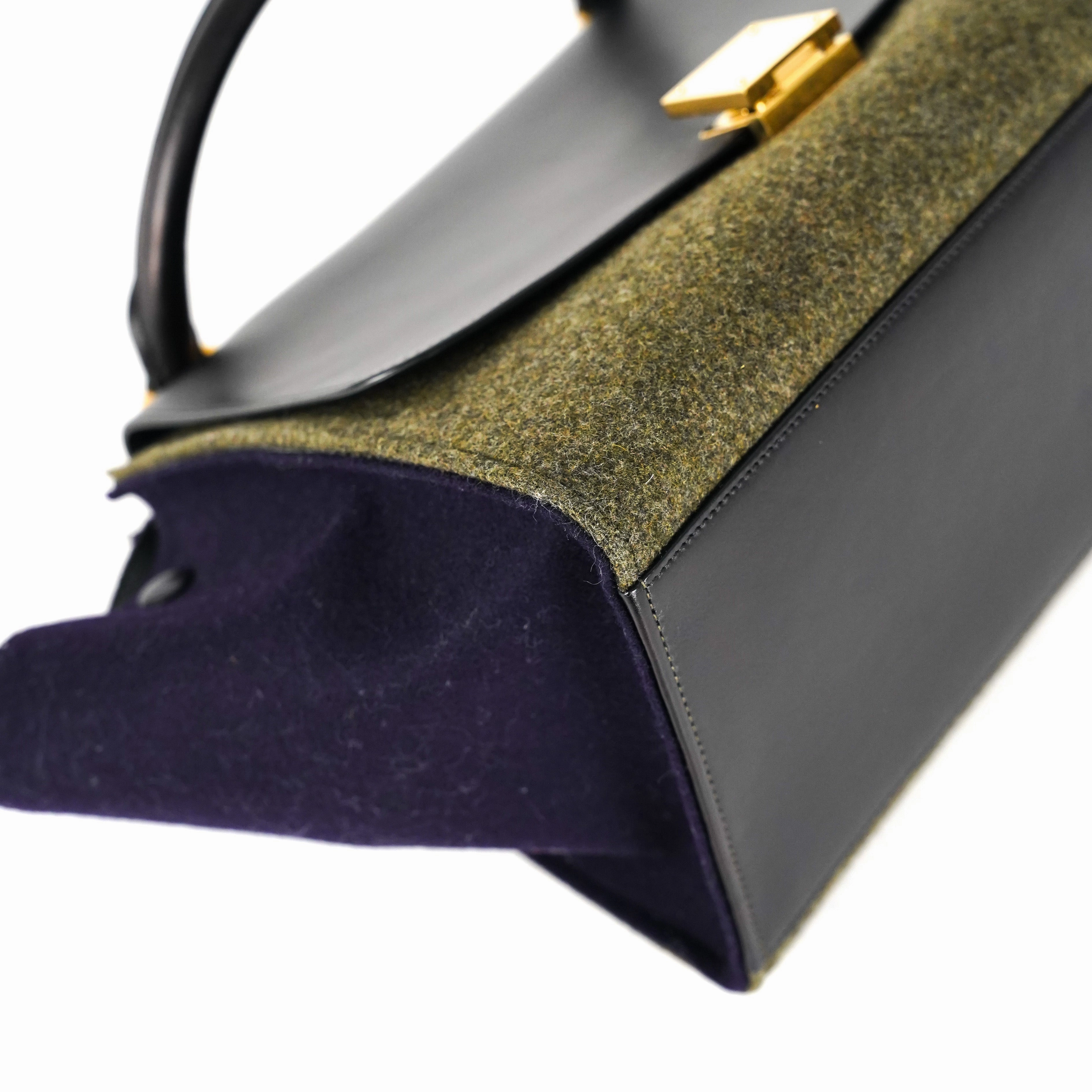 Celine Trapeze Khaki and Navy Bag
