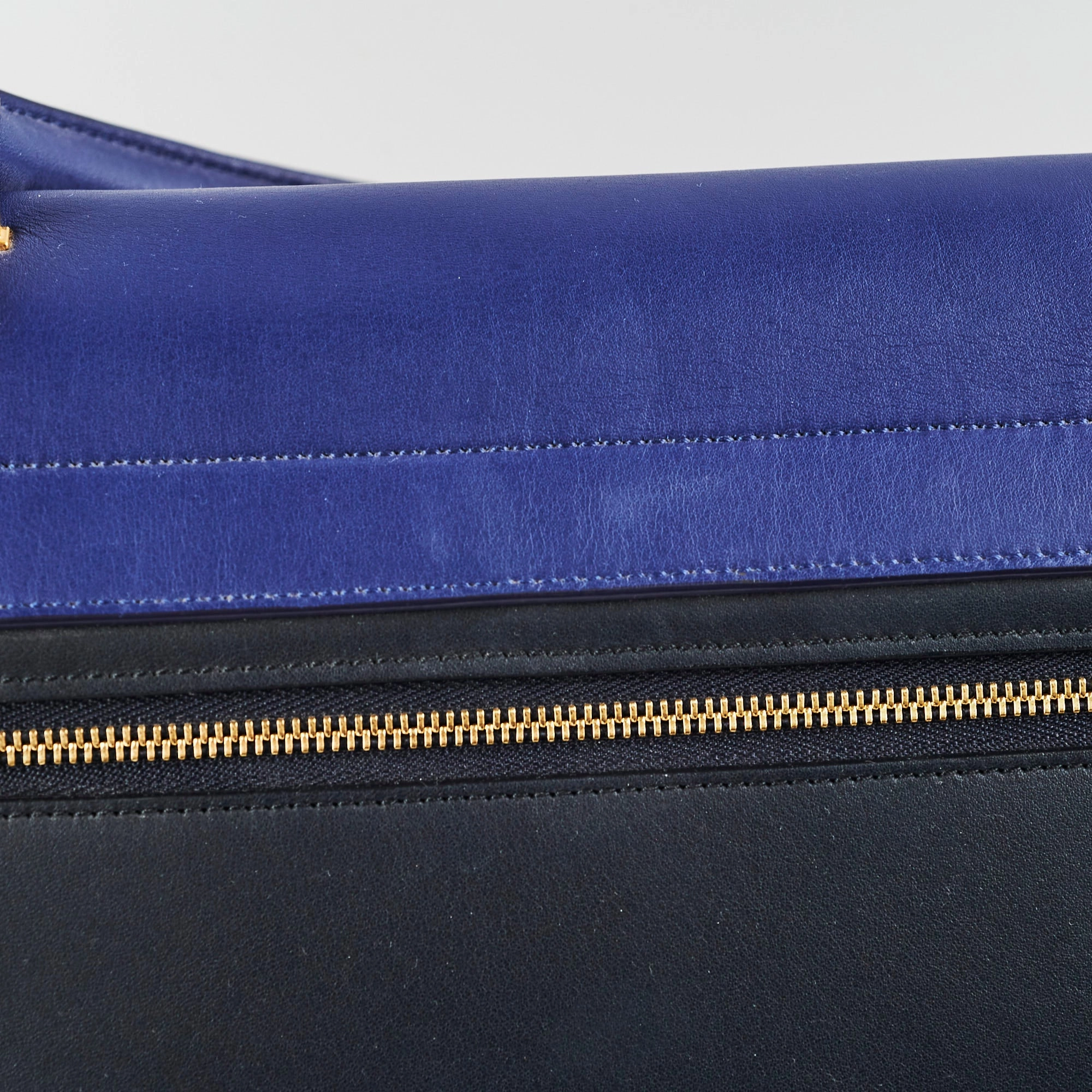Celine Trapeze Medium Blue/Navy