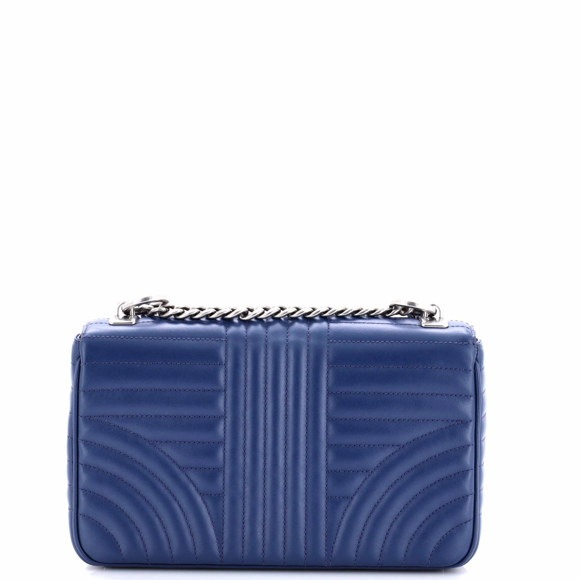 Chain Flap Shoulder Bag Diagramme Quilted Leather Medium