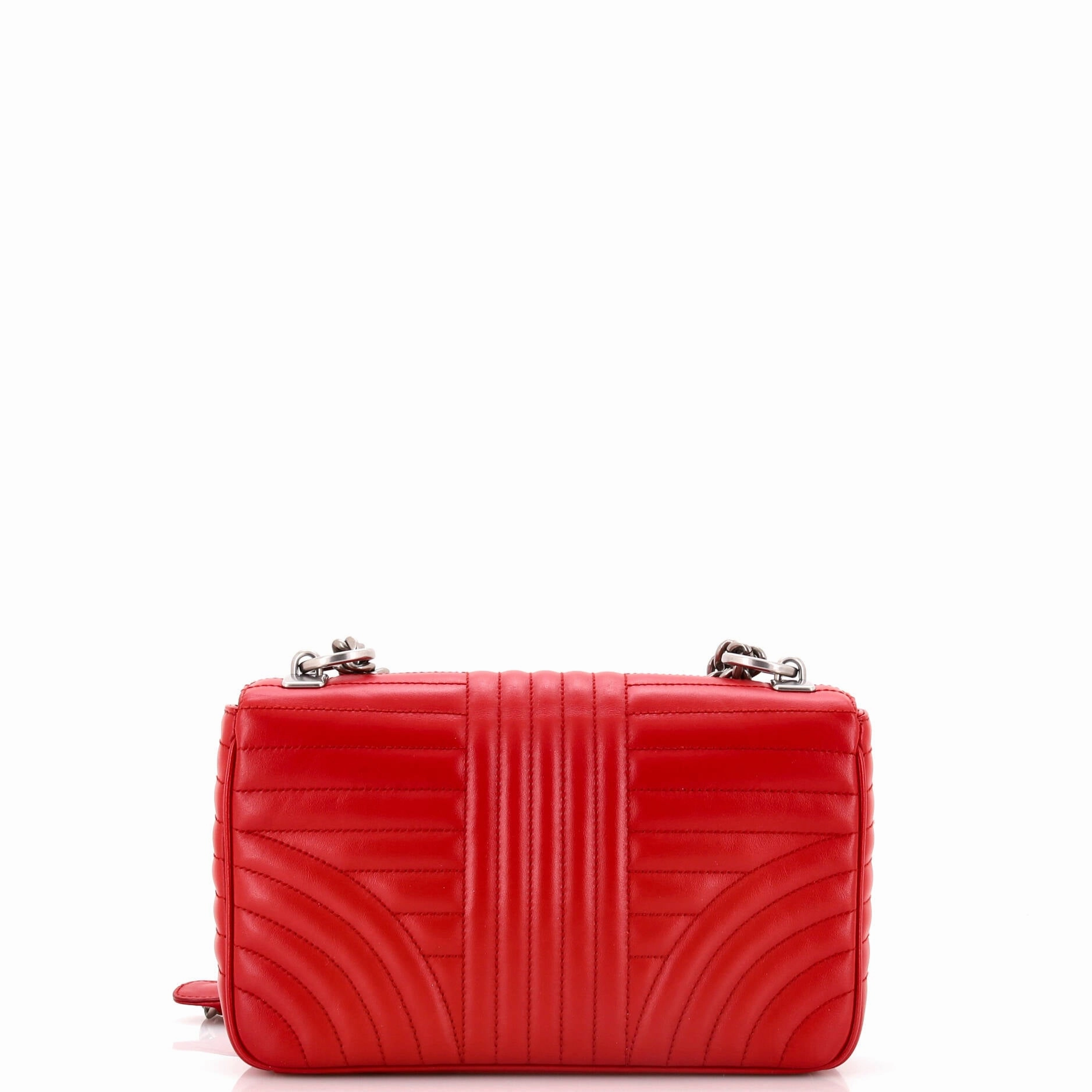 Chain Flap Shoulder Bag Diagramme Quilted Leather Medium
