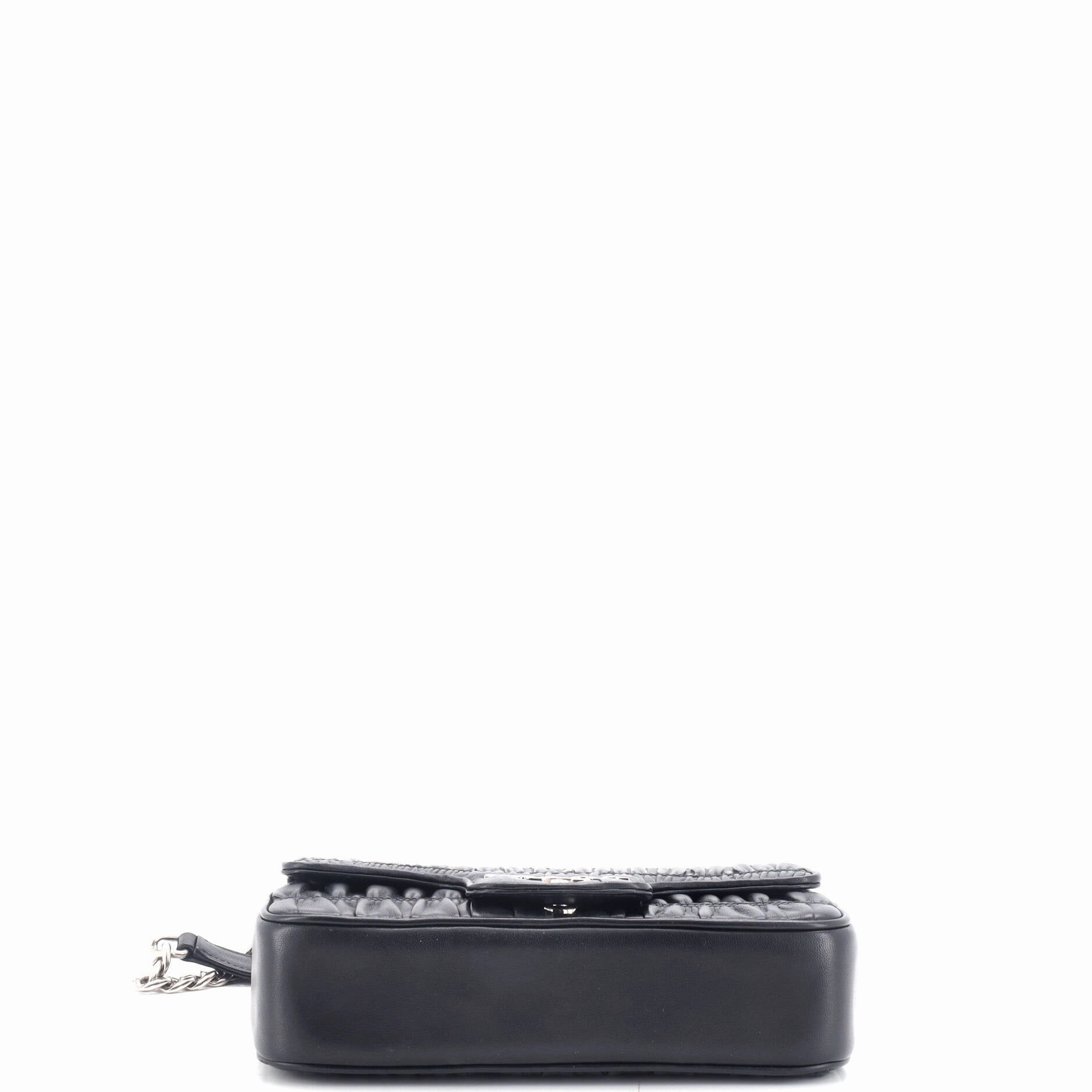 Chain Flap Shoulder Bag Nappa Gaufre Small