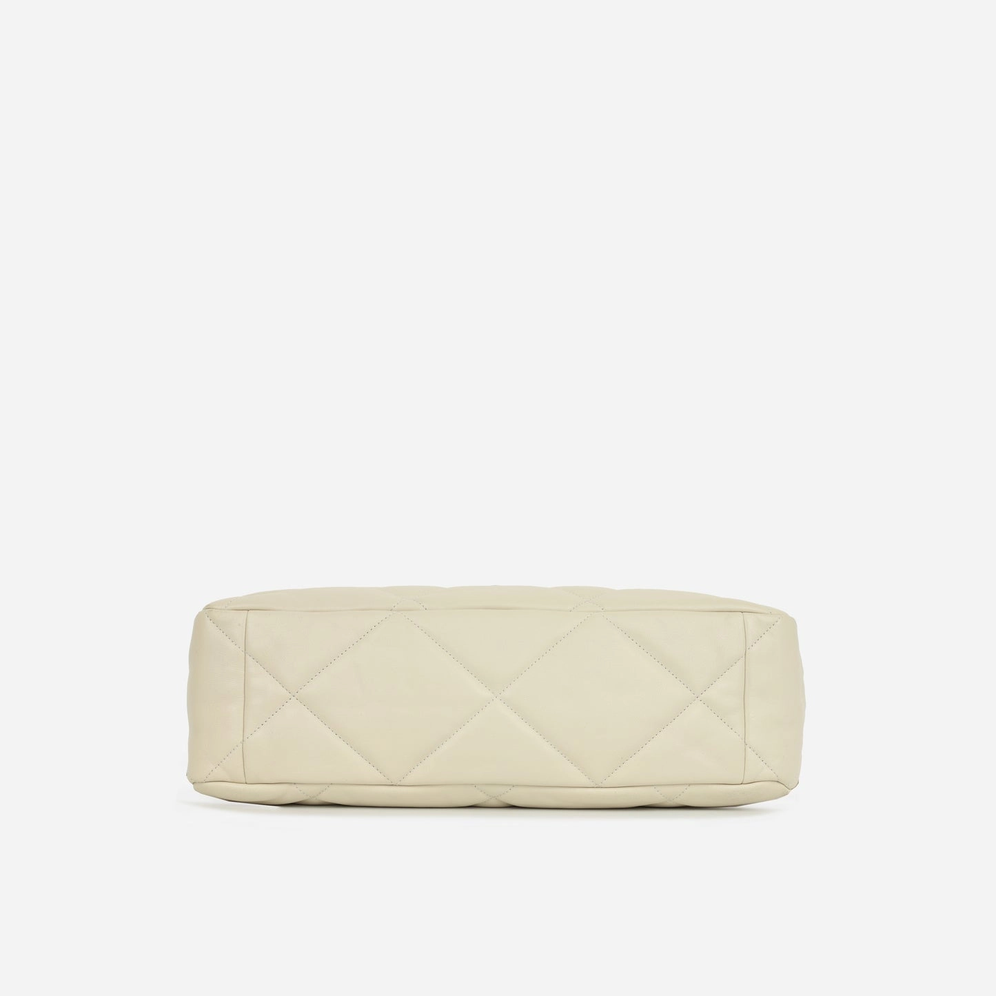 Chanel - Maxi 19 Flap Bag - Beige Lambskin MHW - Pre-Loved - 2020