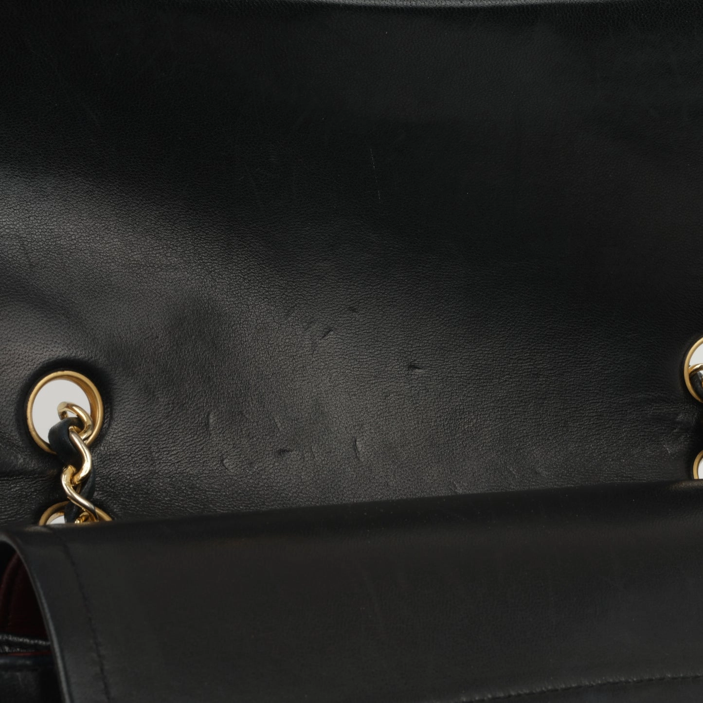 Chanel - Vintage Square Double Flap - Black Lambskin GHW - 2008/09