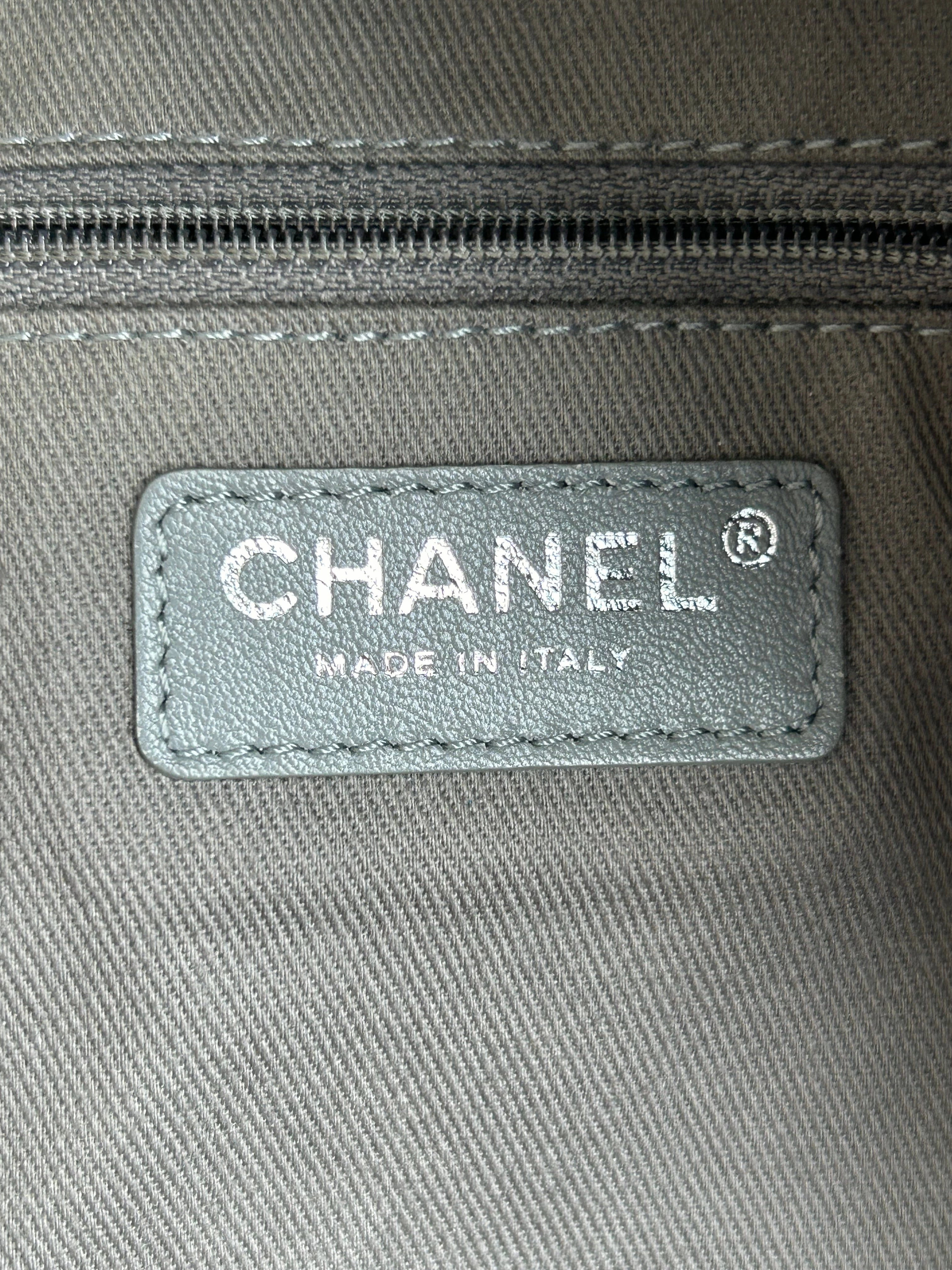 Chanel Beige & White Graffiti Backpack