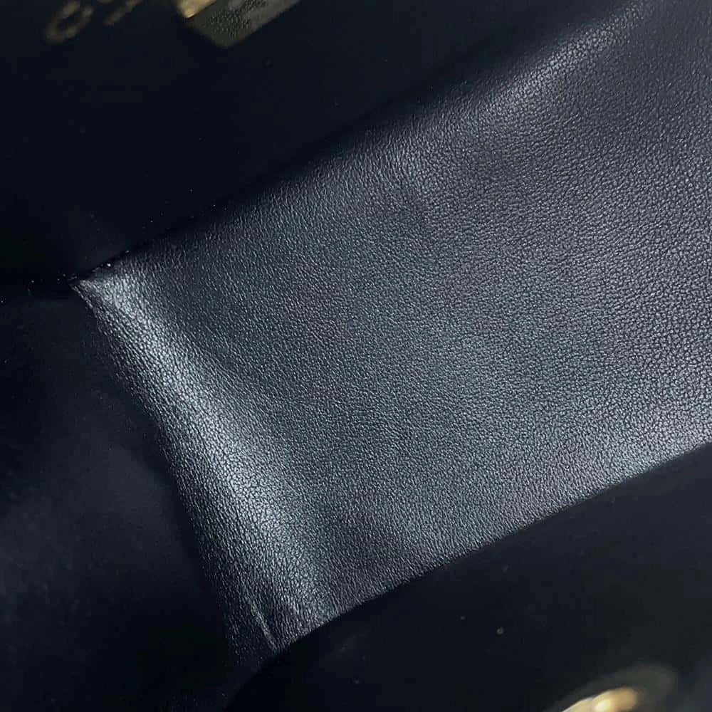 CHANEL Bucket ChainShoulder Bag BlackAS3176 Caviar Leather Size Mini