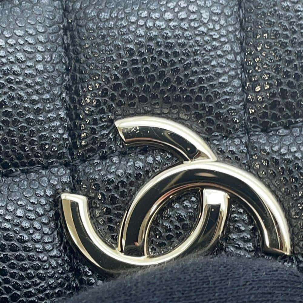 CHANEL Bucket ChainShoulder Bag BlackAS3176 Caviar Leather Size Mini