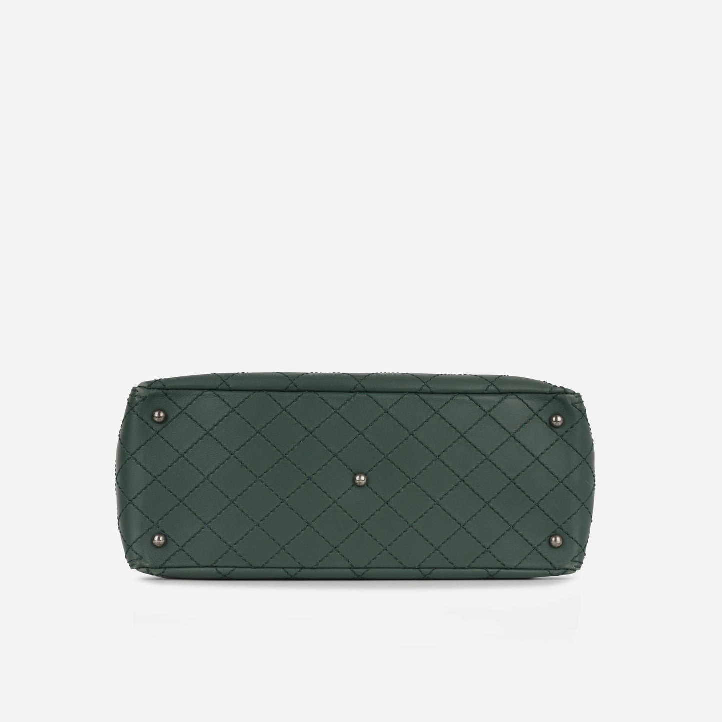 Chanel CC Pocket Tote Teal Calfskin RHW