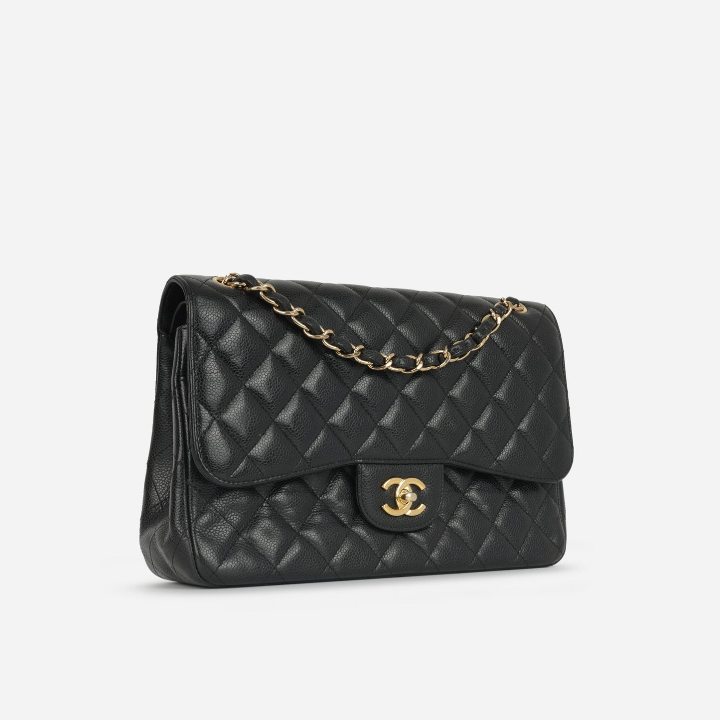 Chanel Chanel - Classic Flap Bag - Jumbo - Black Caviar GHW - 2017 - Pre-loved