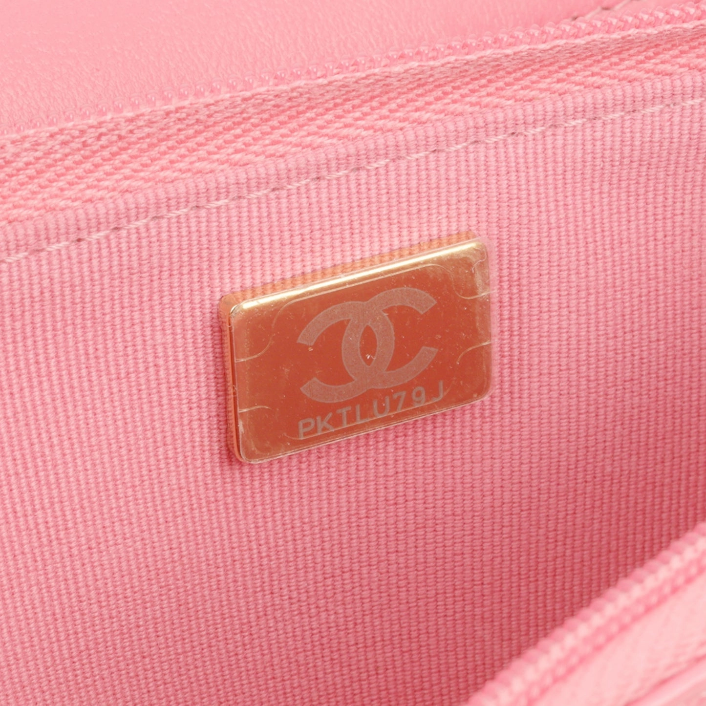Chanel Chanel - Coco Heart WOC - Pink Lambskin AGHW - Pre-Loved