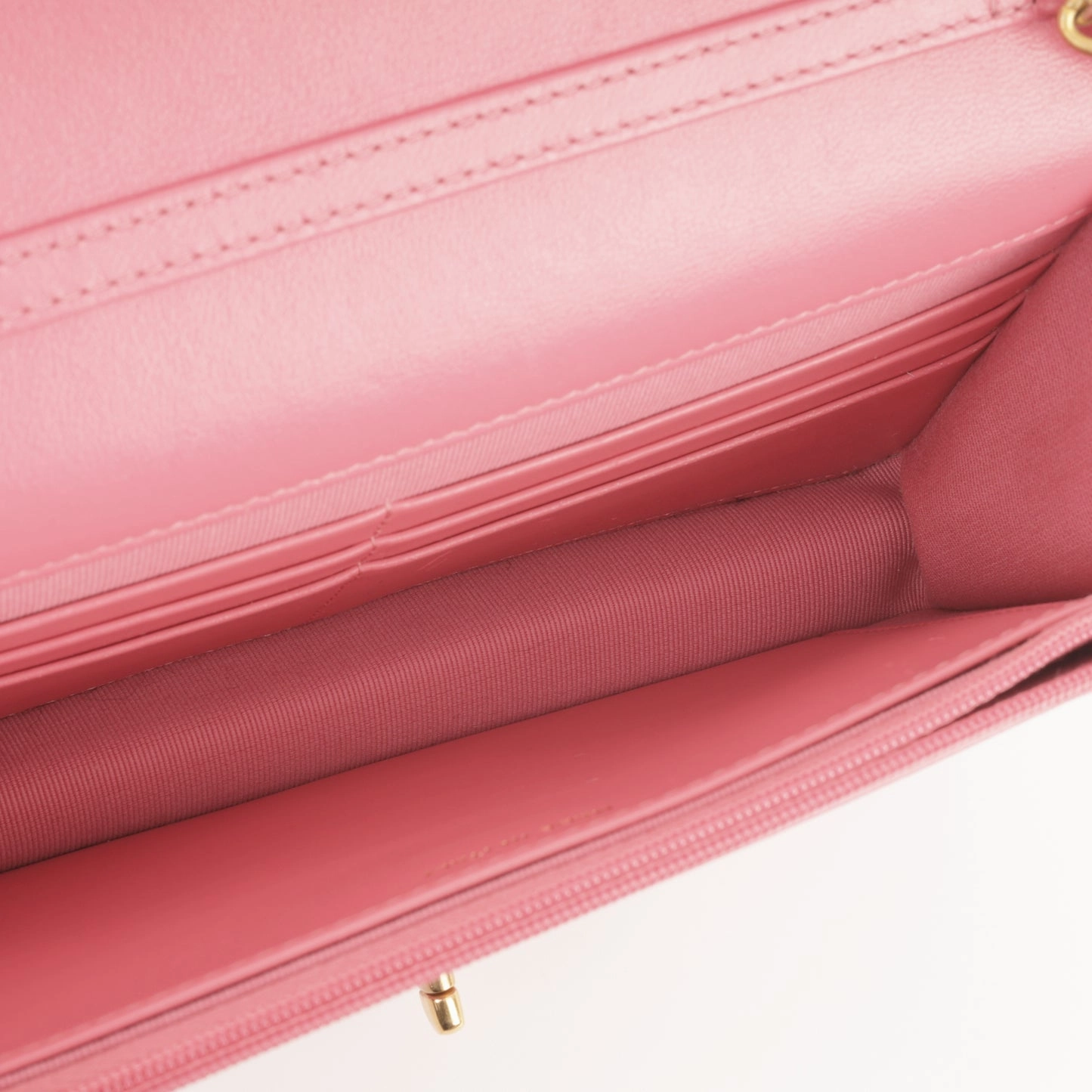Chanel Chanel - Coco Heart WOC - Pink Lambskin AGHW - Pre-Loved