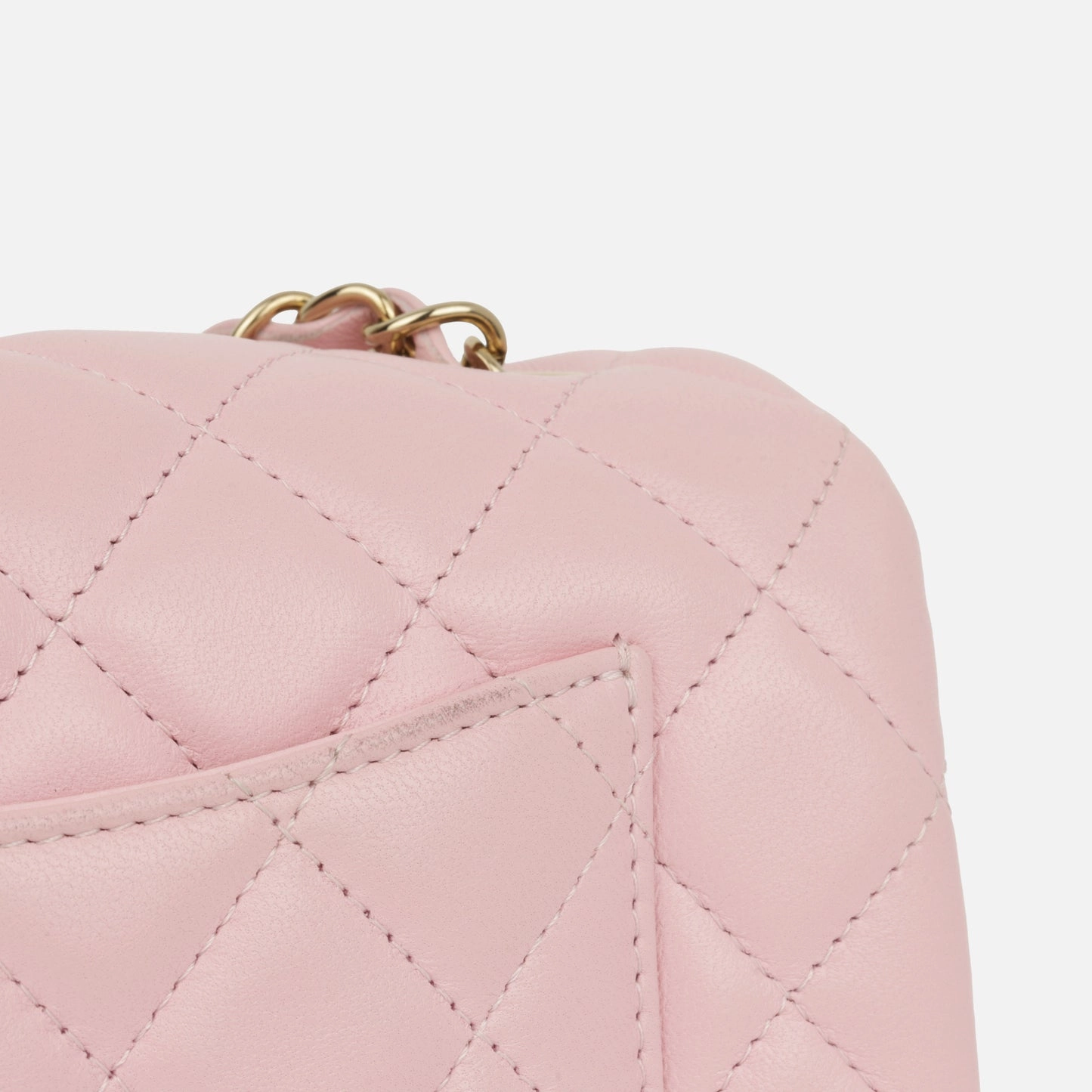Chanel Chanel - Mini Rectangular - Pink Lambskin CGHW - Pre-Loved