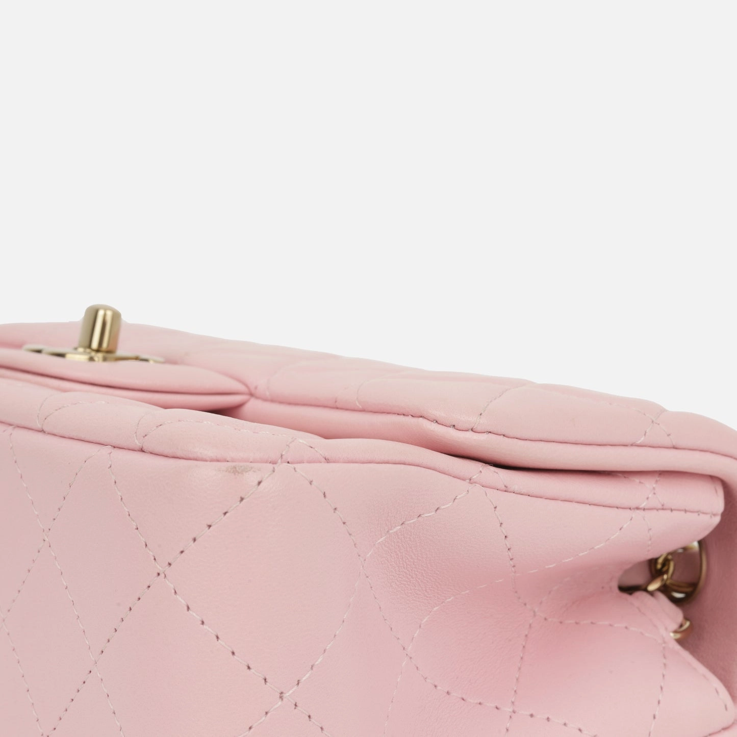 Chanel Chanel - Mini Rectangular - Pink Lambskin CGHW - Pre-Loved