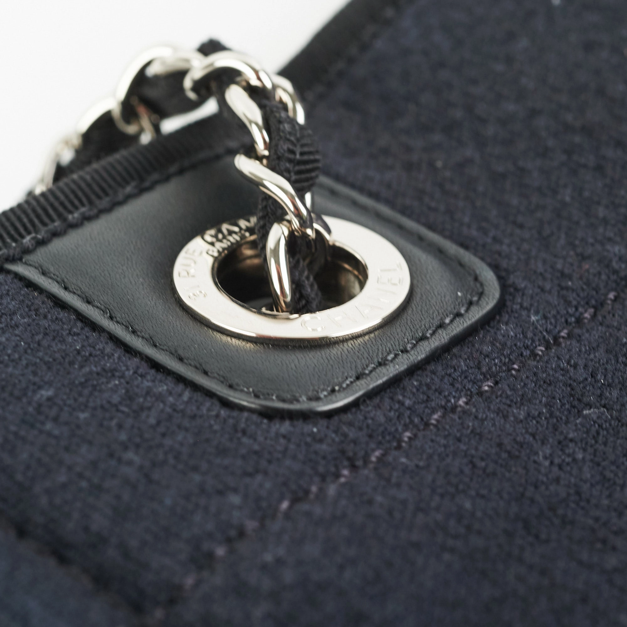 Chanel Deauville Mini Navy (Microchipped)
