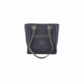 Chanel Deauville Mini Navy (Microchipped)
