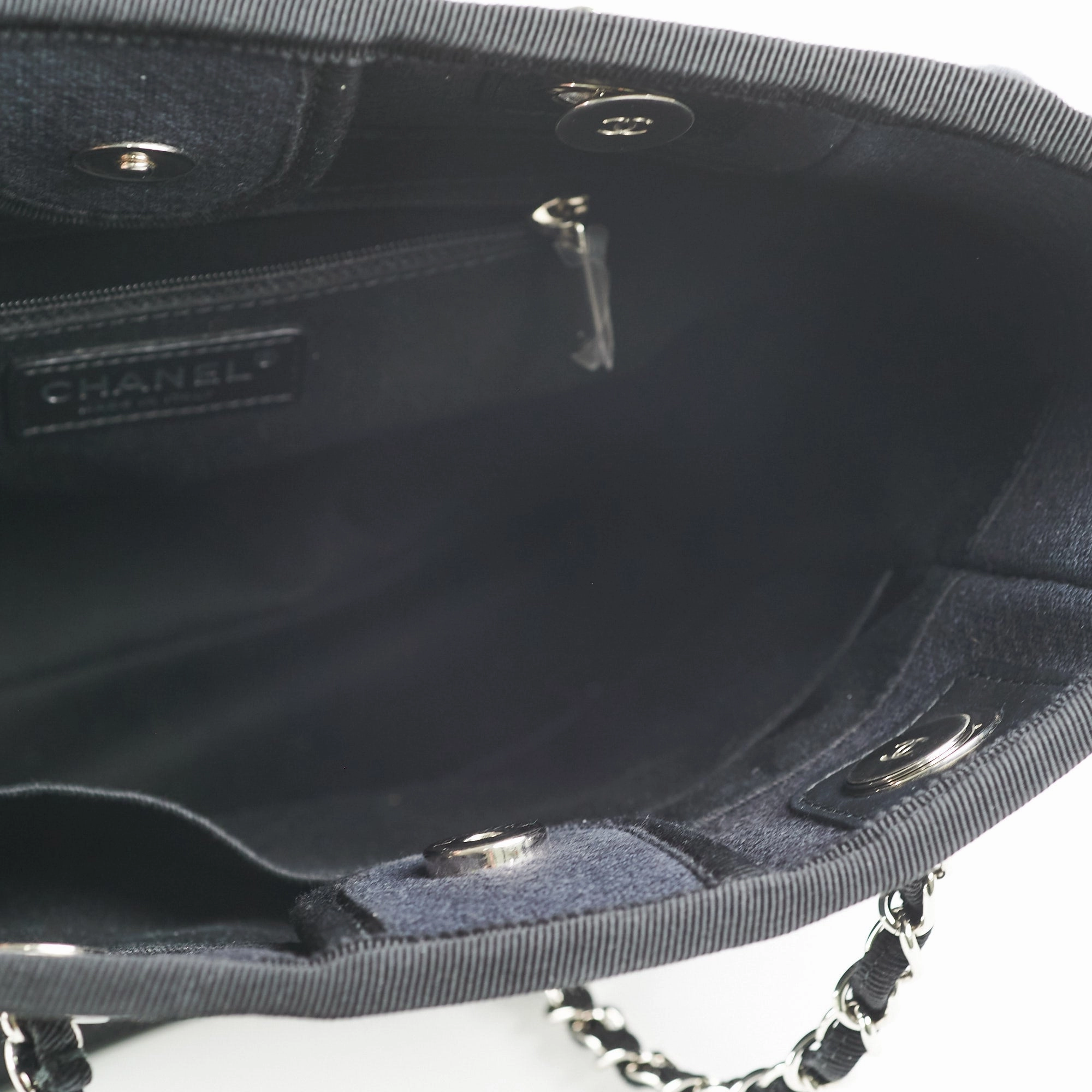 Chanel Deauville Mini Navy (Microchipped)