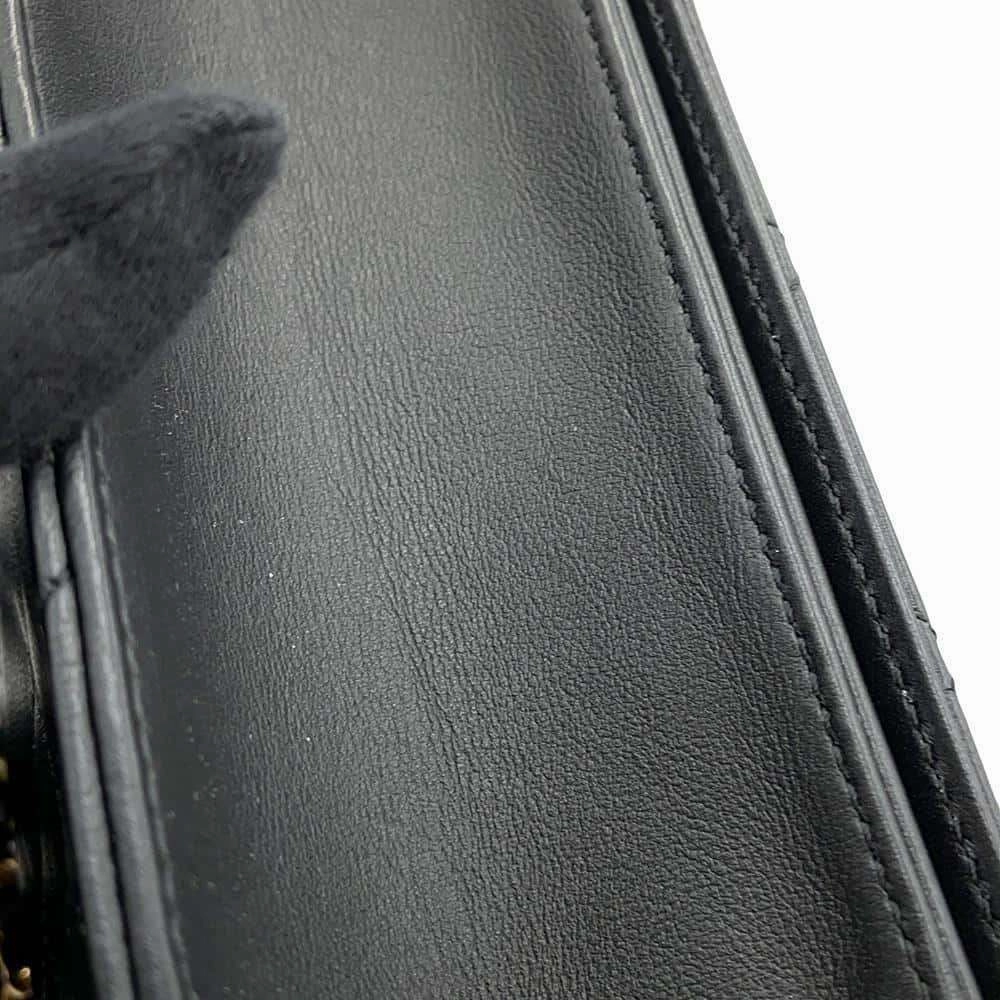 CHANEL Gripoa Matelasse ChainShoulder Bag BlackAS2251 Calf Leather Faux Pearl  Resin
