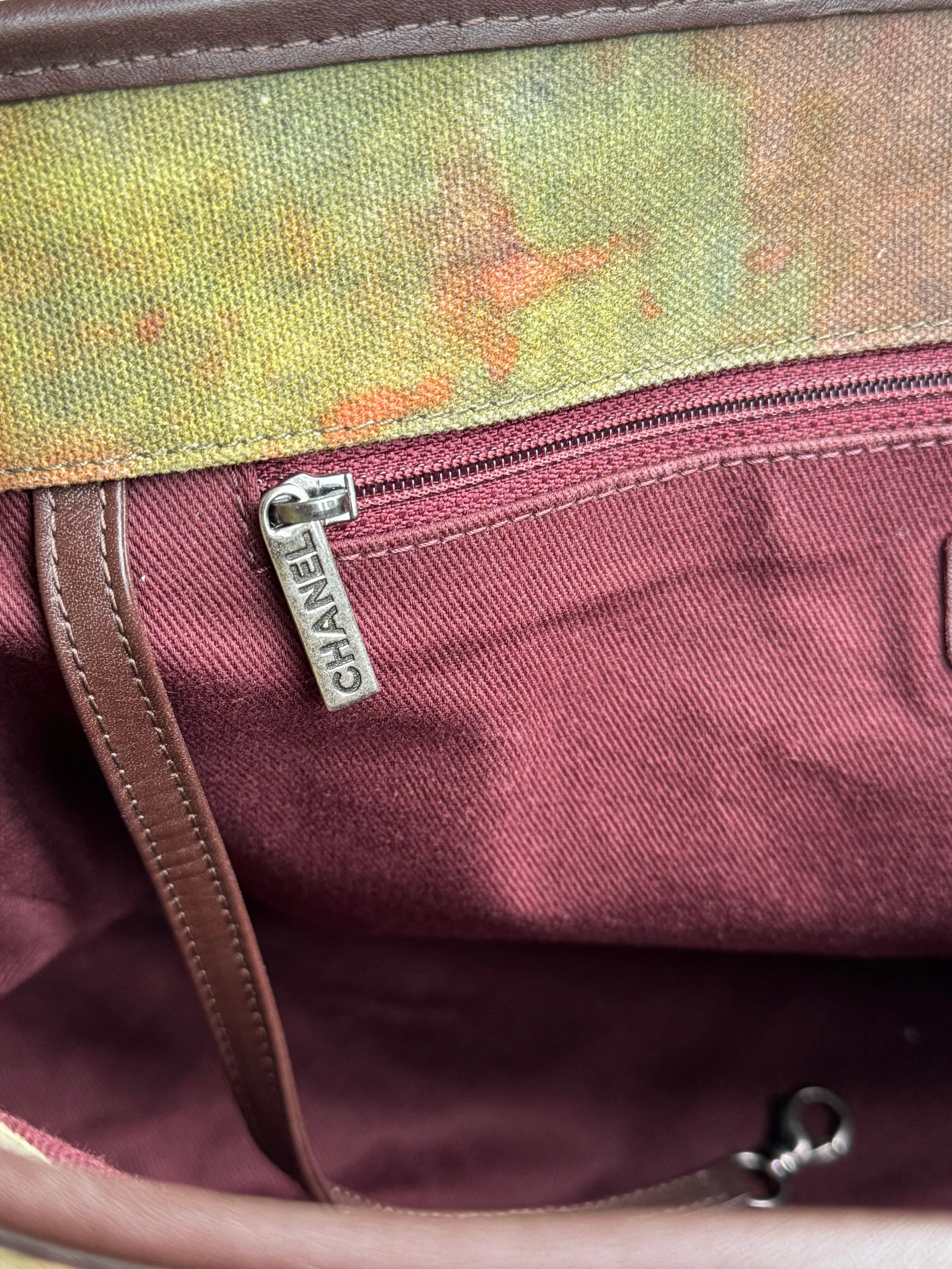 Chanel Khaki Graffiti On The Pavements Messenger Bag