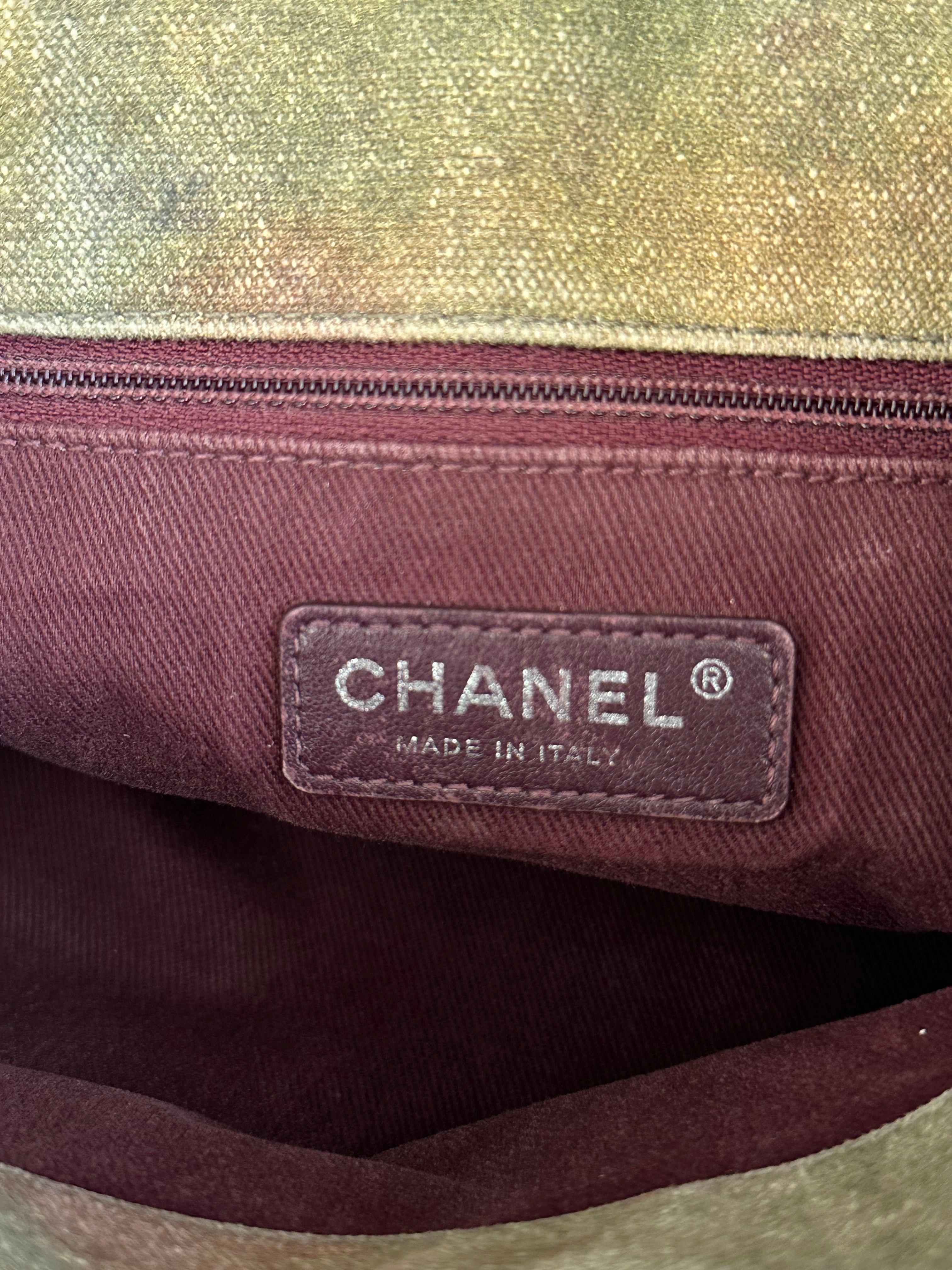 Chanel Khaki Graffiti On The Pavements Messenger Bag
